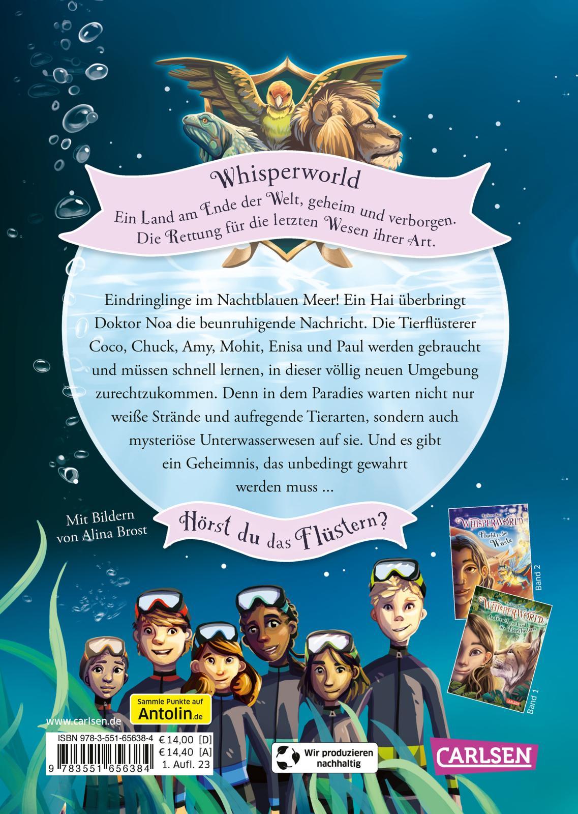 Rückseitencover Whisperworld 3: Geheimnis des Meeres