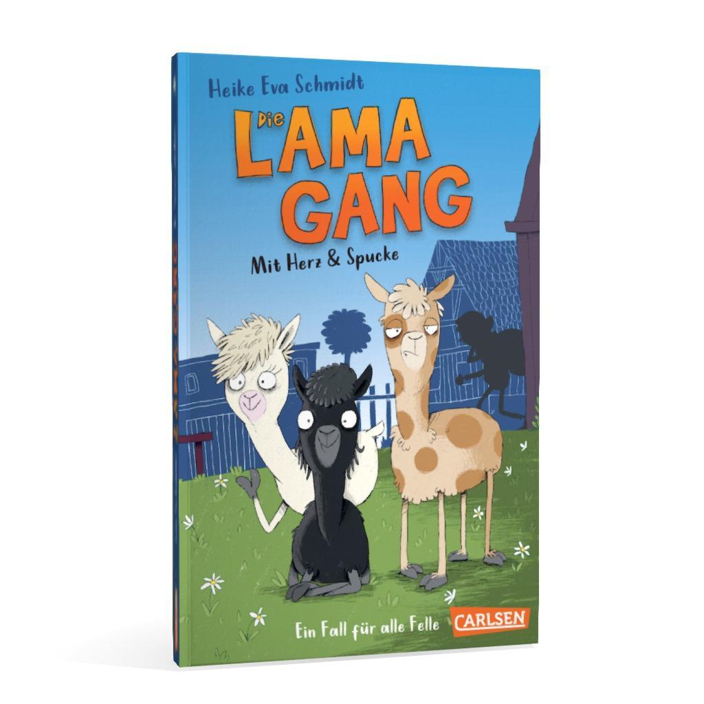 Beispielinhalt (Bild) Die Lama-Gang. Mit Herz und Spucke 1: Ein Fall für alle Felle