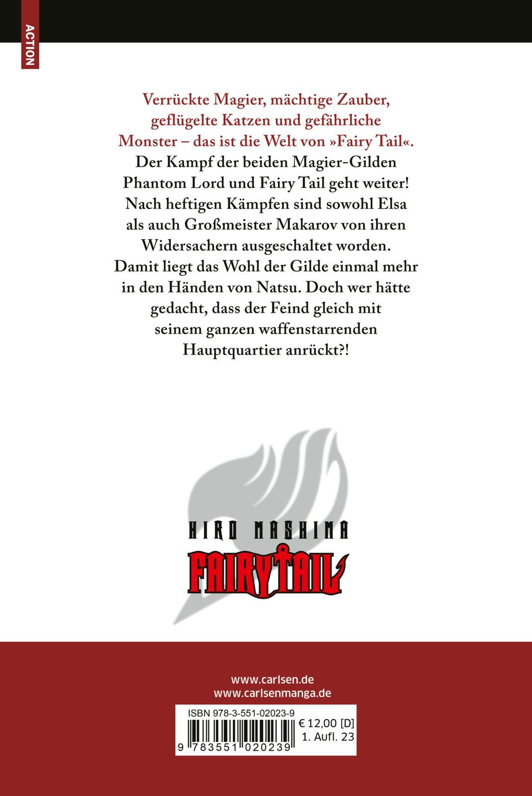 Rückseitencover Fairy Tail Massiv 3