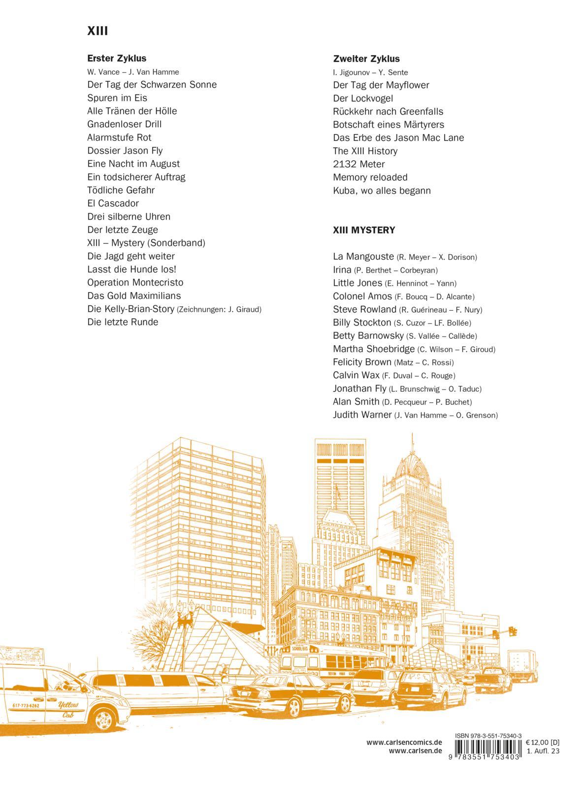 Rückseitencover XIII 28: Kuba, wo alles begann