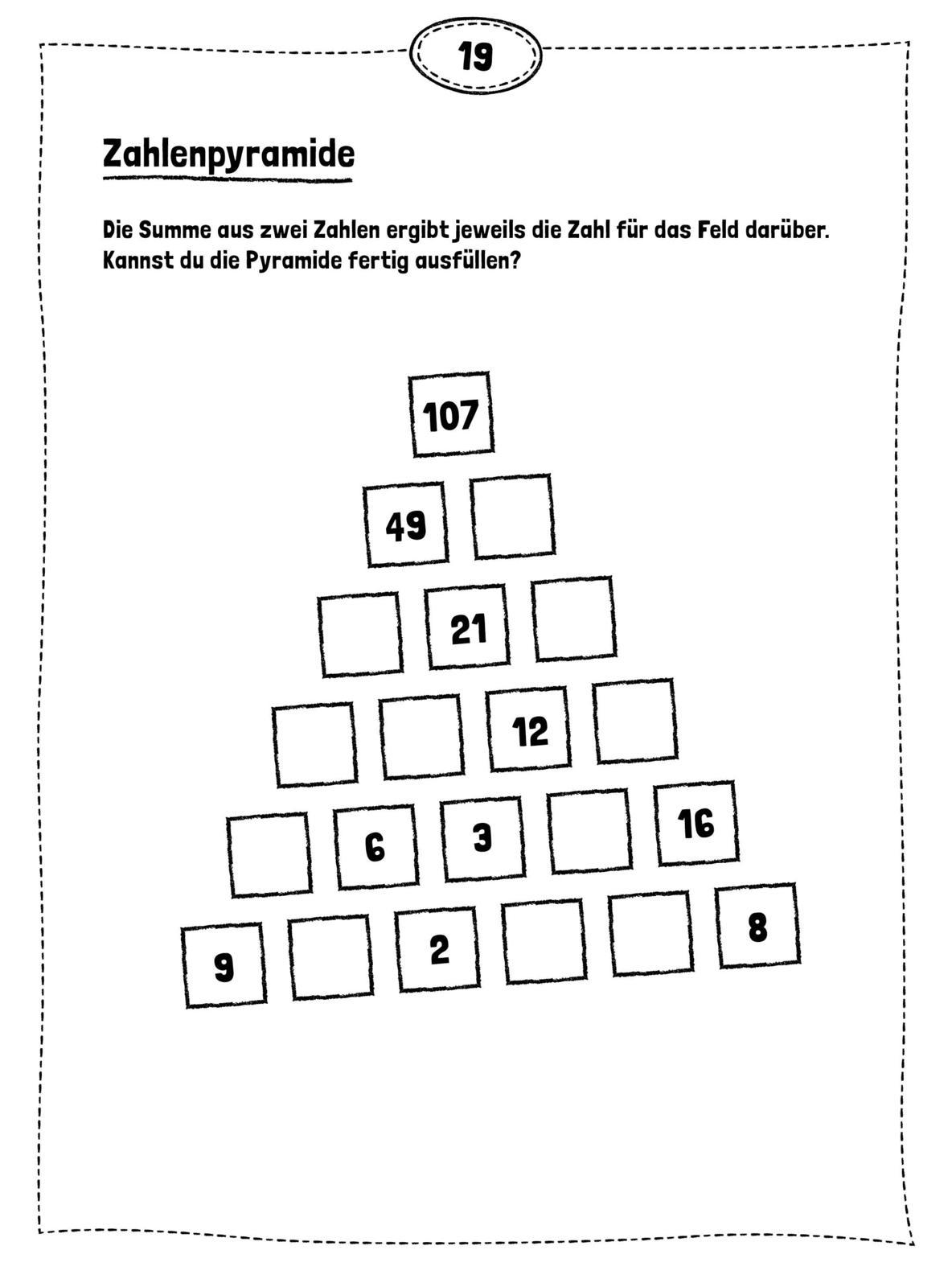 Beispielinhalt (Bild) Mega Rätselblock - Buchstabenrätsel, Denkspiele, Zahlenpyramiden, Rätselreime, Scherzfragen