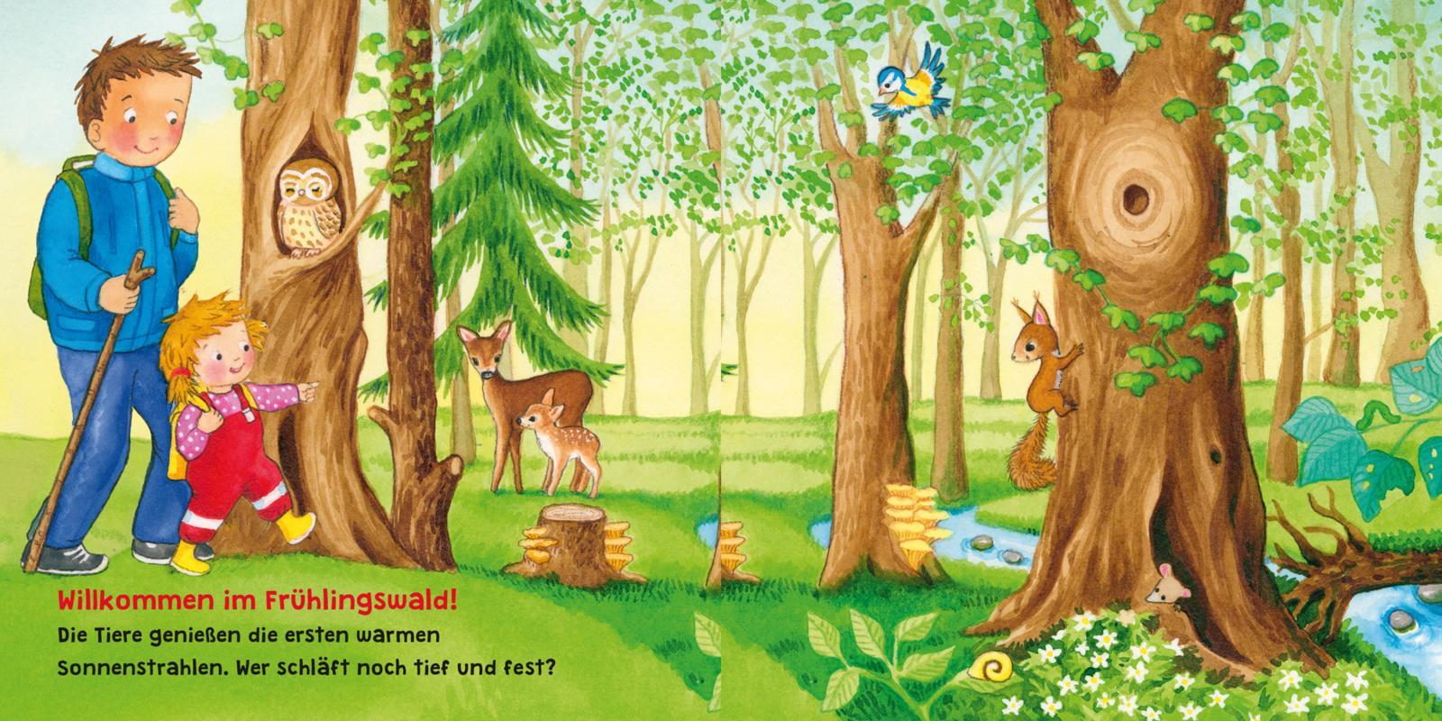 Beispielinhalt (Bild) Baby Pixi (unkaputtbar) 129: Mein Lieblingsbuch vom Wald