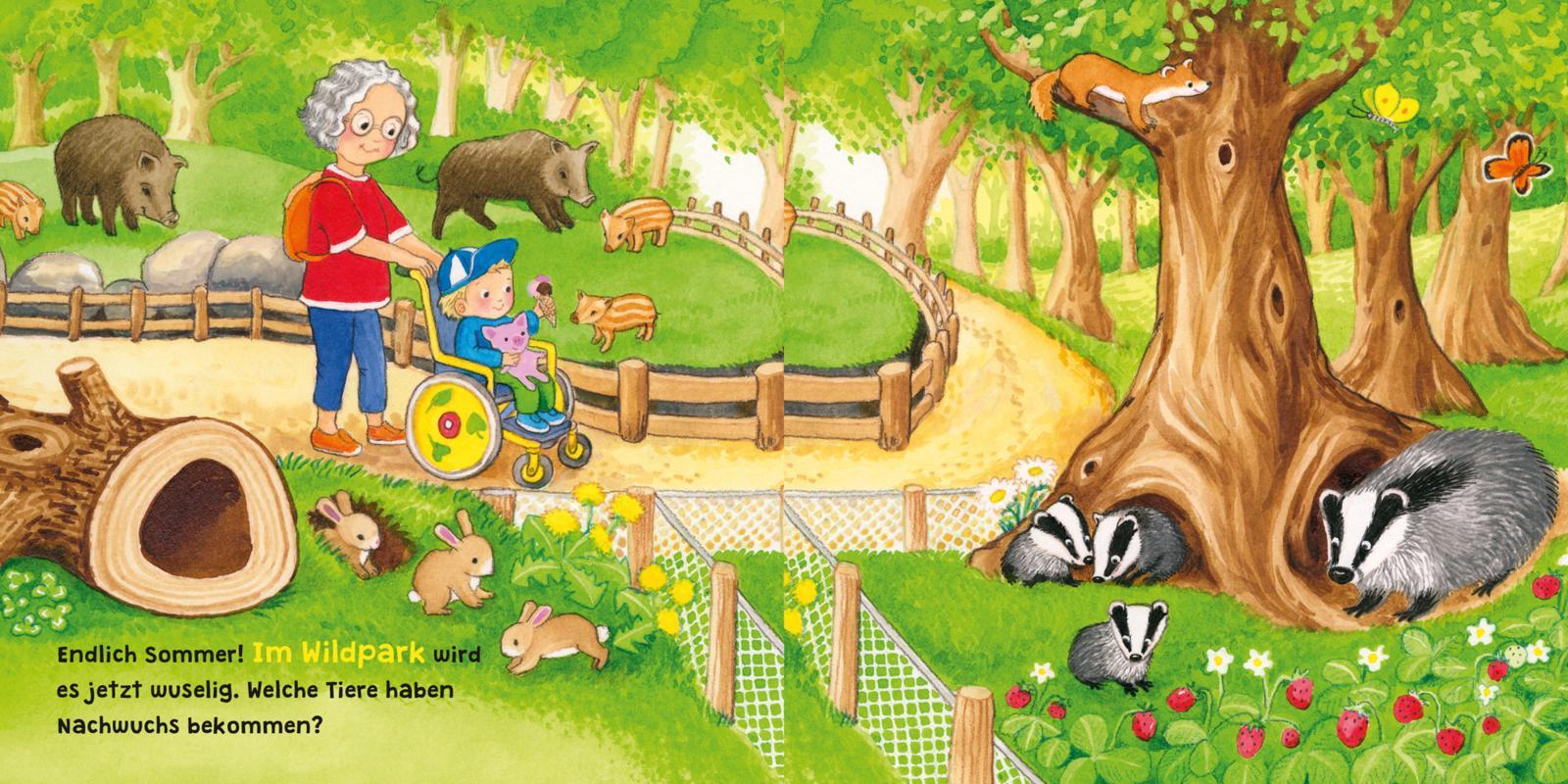 Beispielinhalt (Bild) Baby Pixi (unkaputtbar) 129: Mein Lieblingsbuch vom Wald