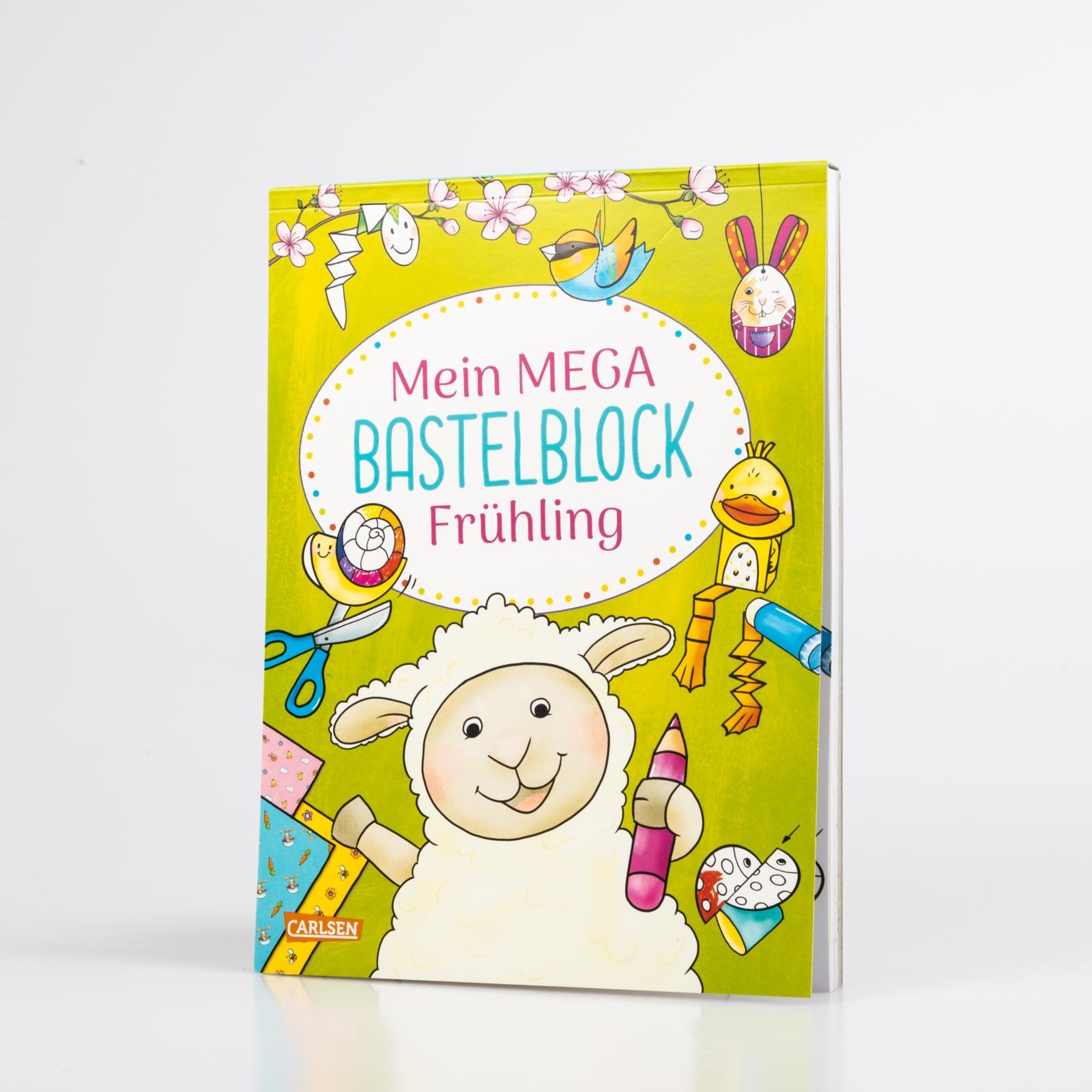 Beispielinhalt (Bild) Mein MEGA Bastelblock: Frühling