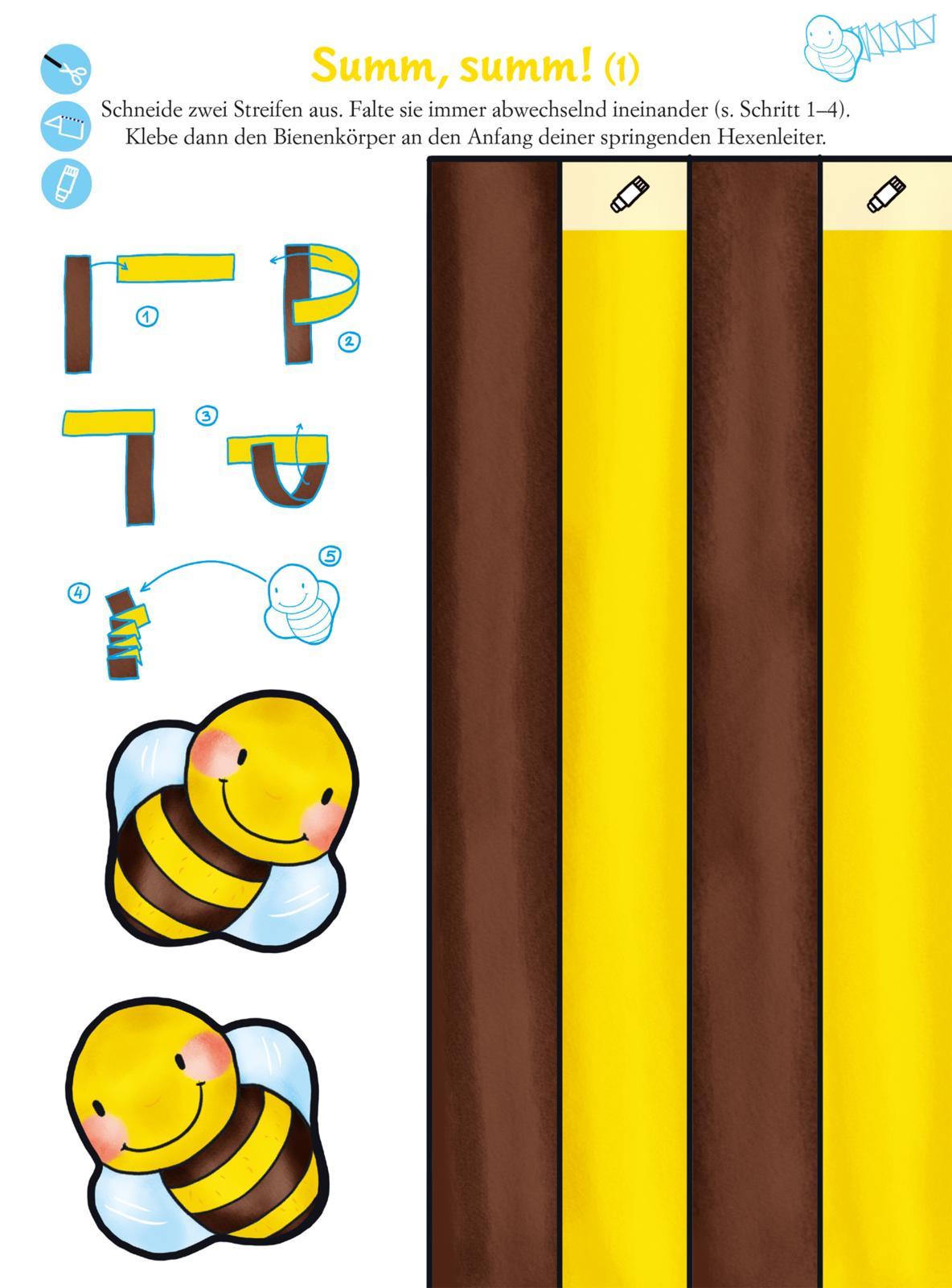 Beispielinhalt (Bild) Mein MEGA Bastelblock: Frühling