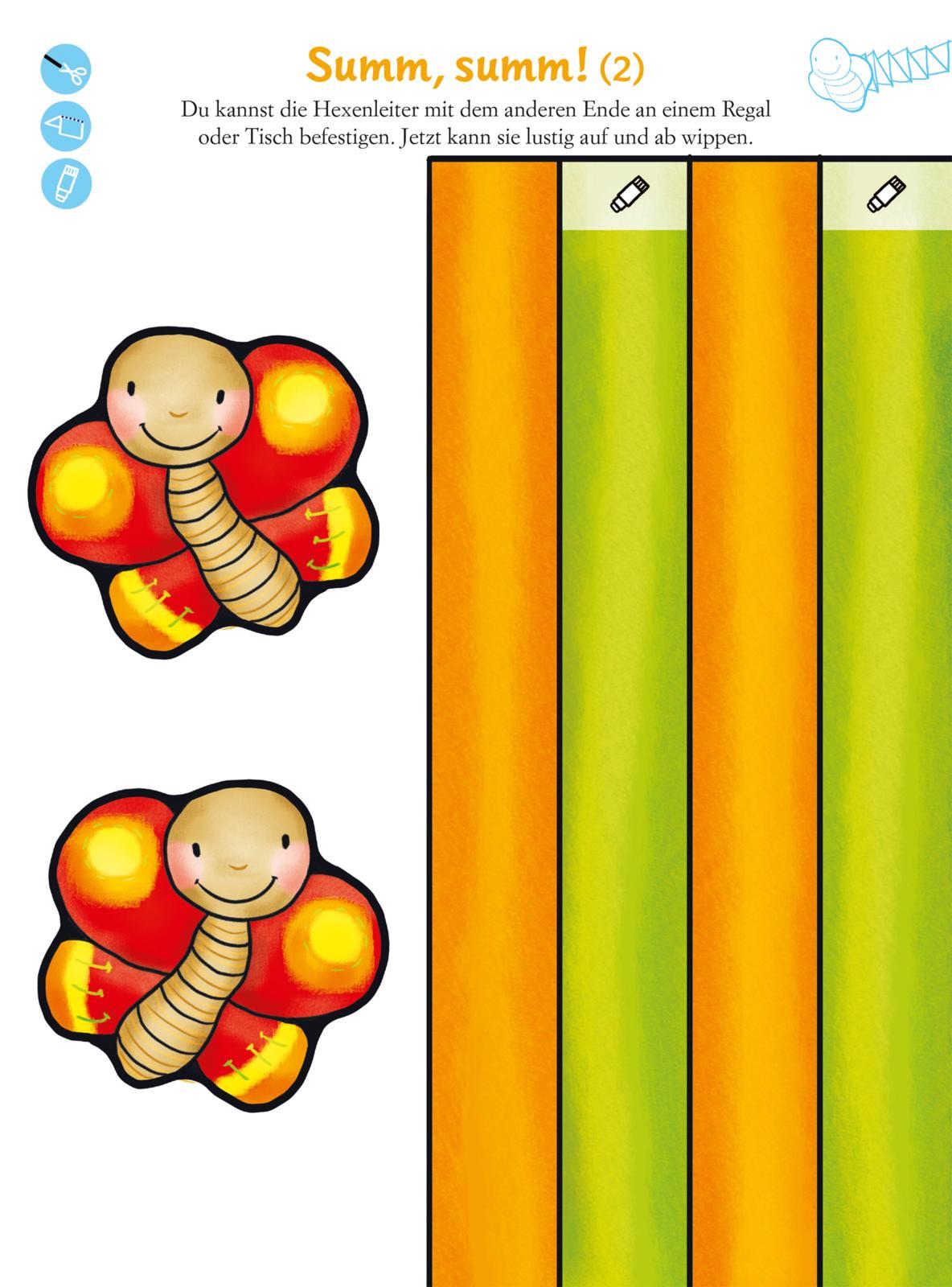 Beispielinhalt (Bild) Mein MEGA Bastelblock: Frühling