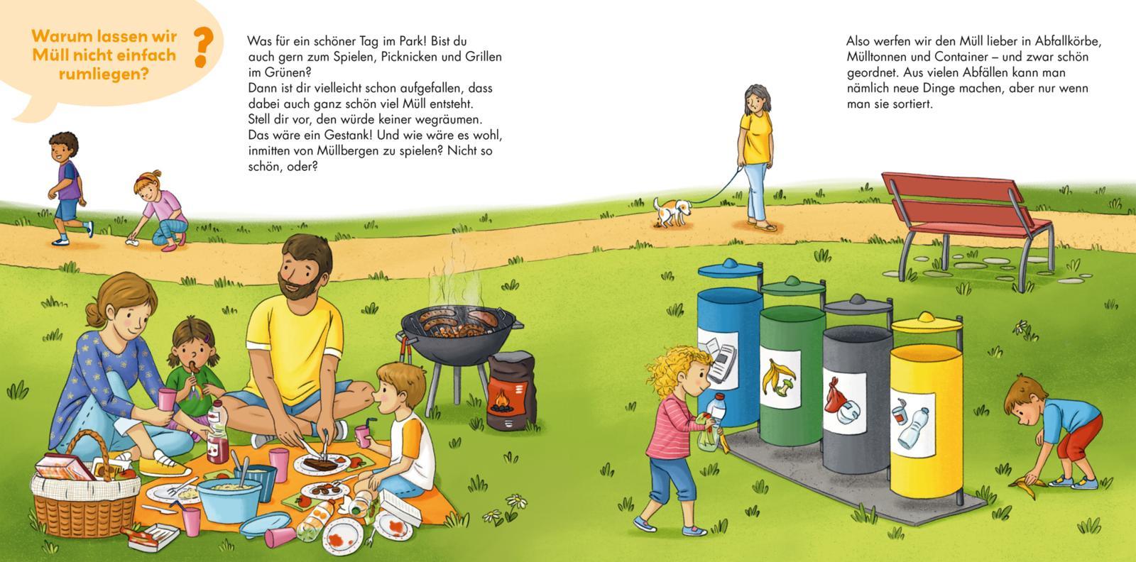 Beispielinhalt (Bild) Frag doch mal ... die Maus: Müllabfuhr und Recycling
