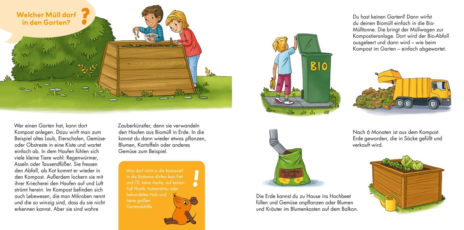 Beispielinhalt (Bild) Frag doch mal ... die Maus: Müllabfuhr und Recycling