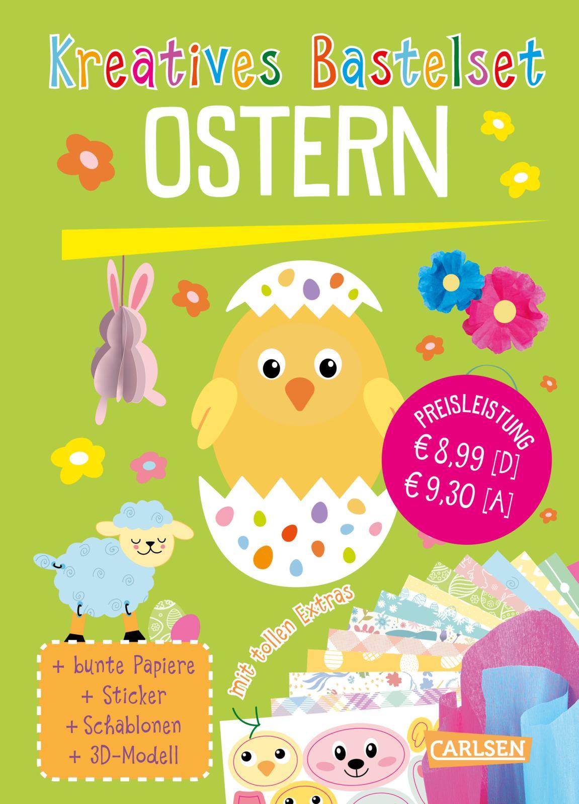 Vorderes Coverbild Bastelset für Kinder: Kreatives Bastelset: Ostern