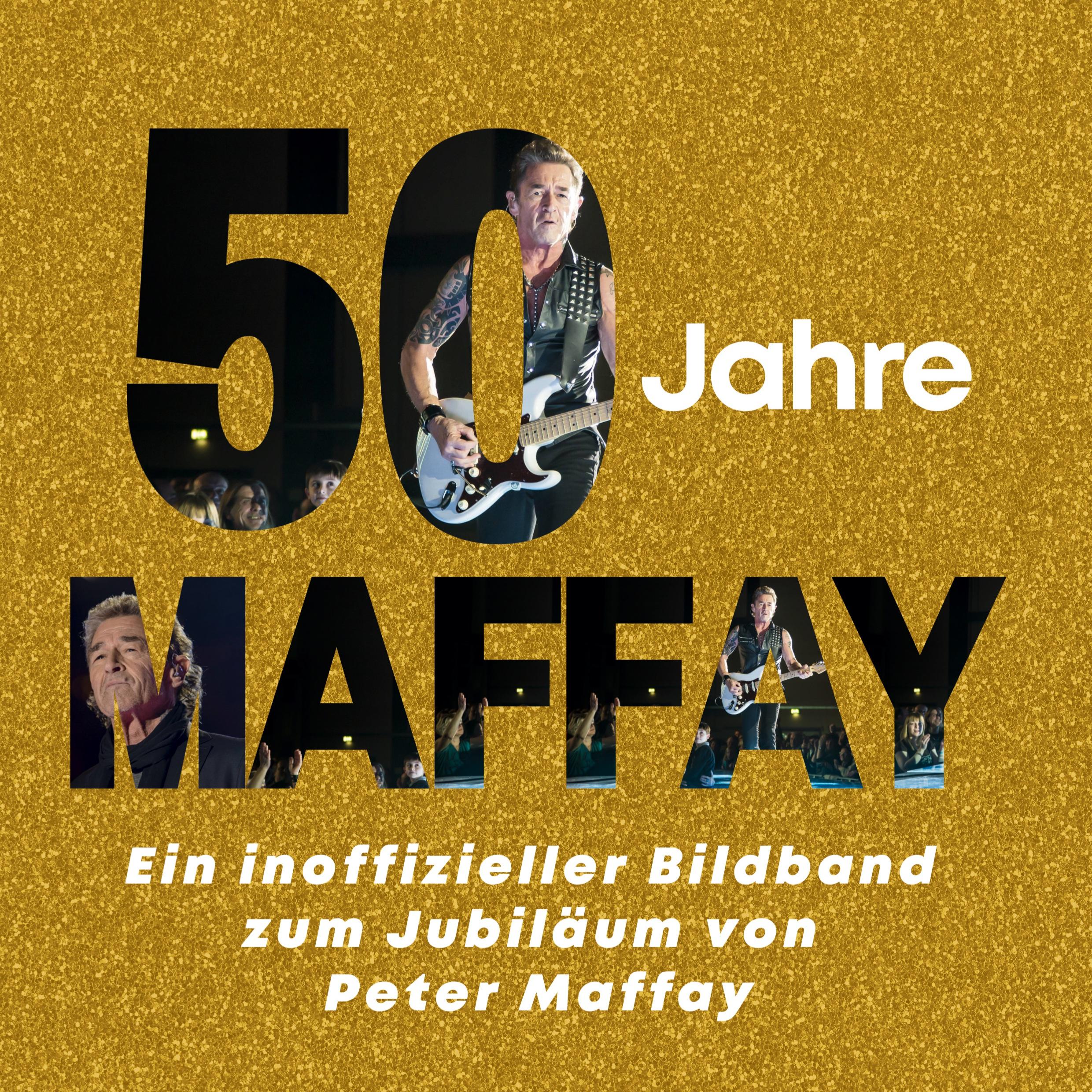 Vorderes Coverbild 50 Jahre Maffay