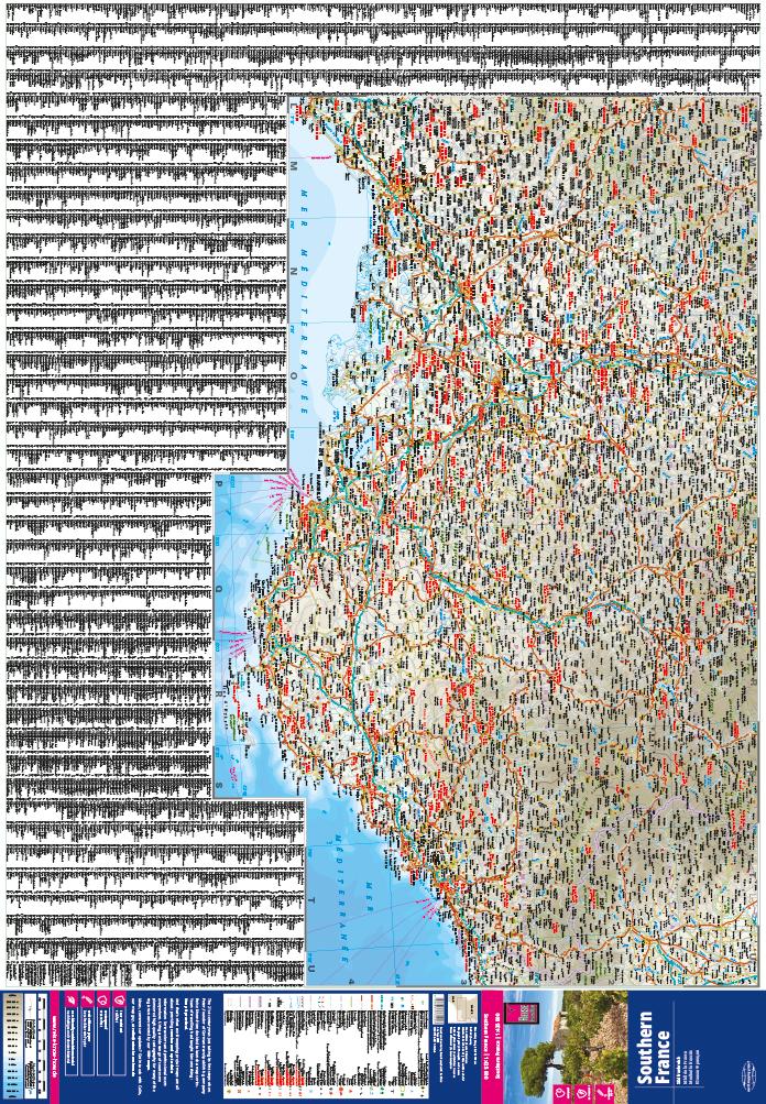 Beispielinhalt (Bild) Reise Know-How Landkarte Südfrankreich / Southern France (1:425.000)