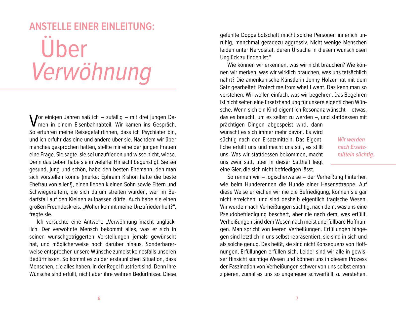 Beispielinhalt (Bild) Zu viel von Allem und zu wenig vom Richtigen