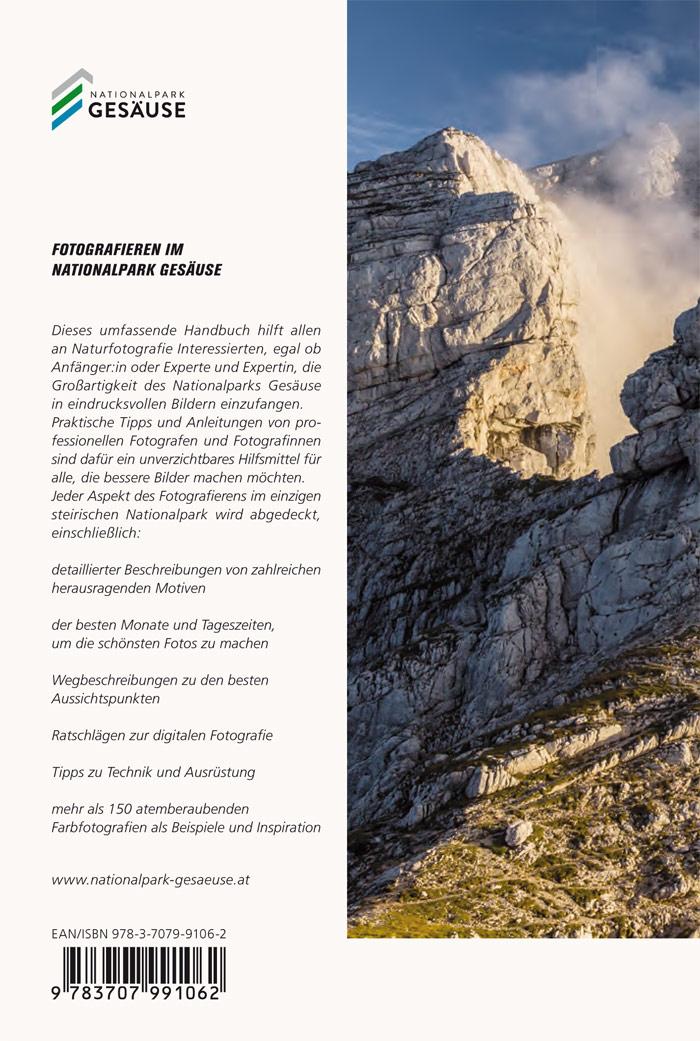 Rückseitencover Fotografieren im Nationalpark Gesäuse