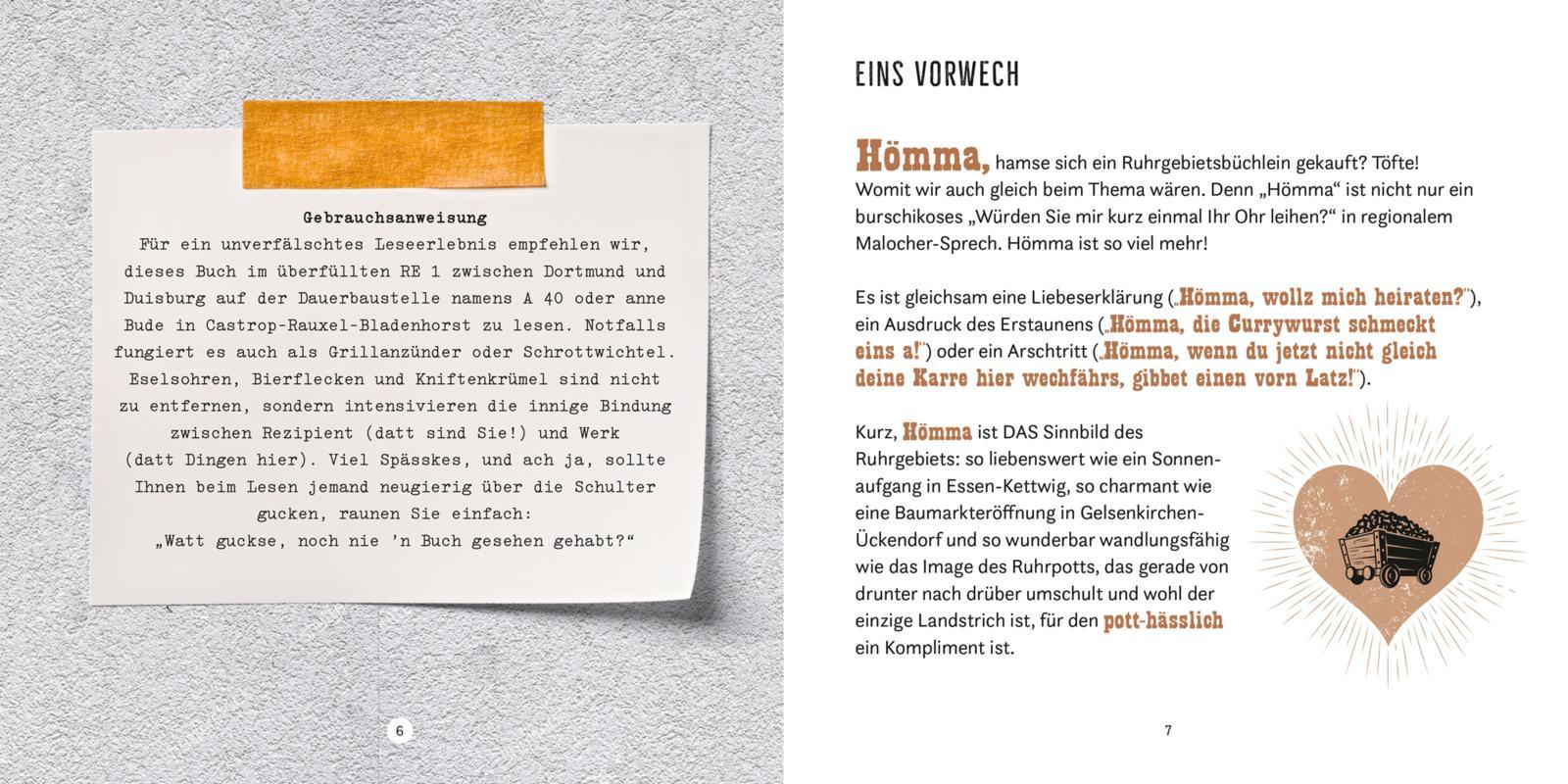 Beispielinhalt (Bild) Das Buch Hömma - da wisse bekloppt!