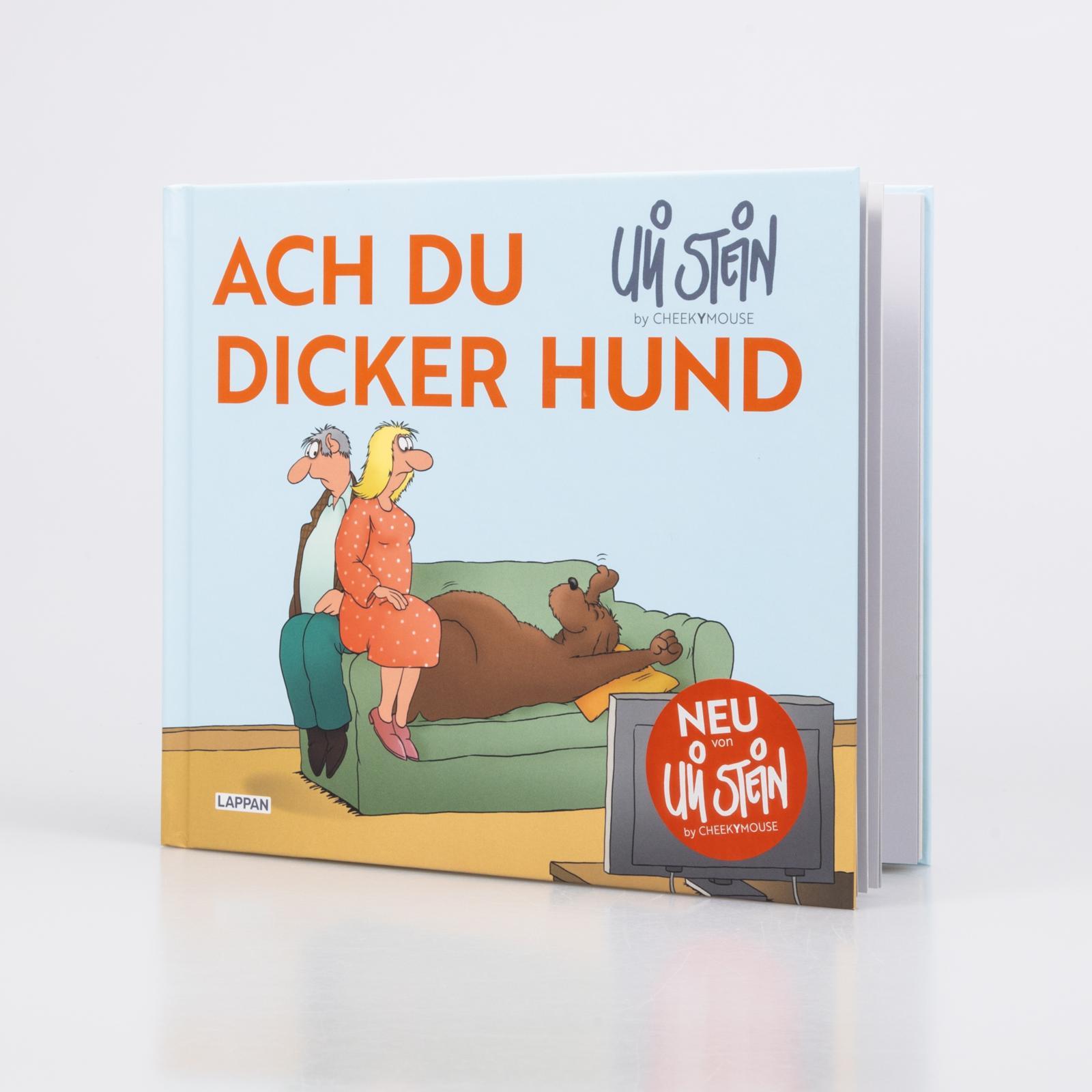 Beispielinhalt (Bild) Uli Stein für Tierfreunde: Ach du dicker Hund