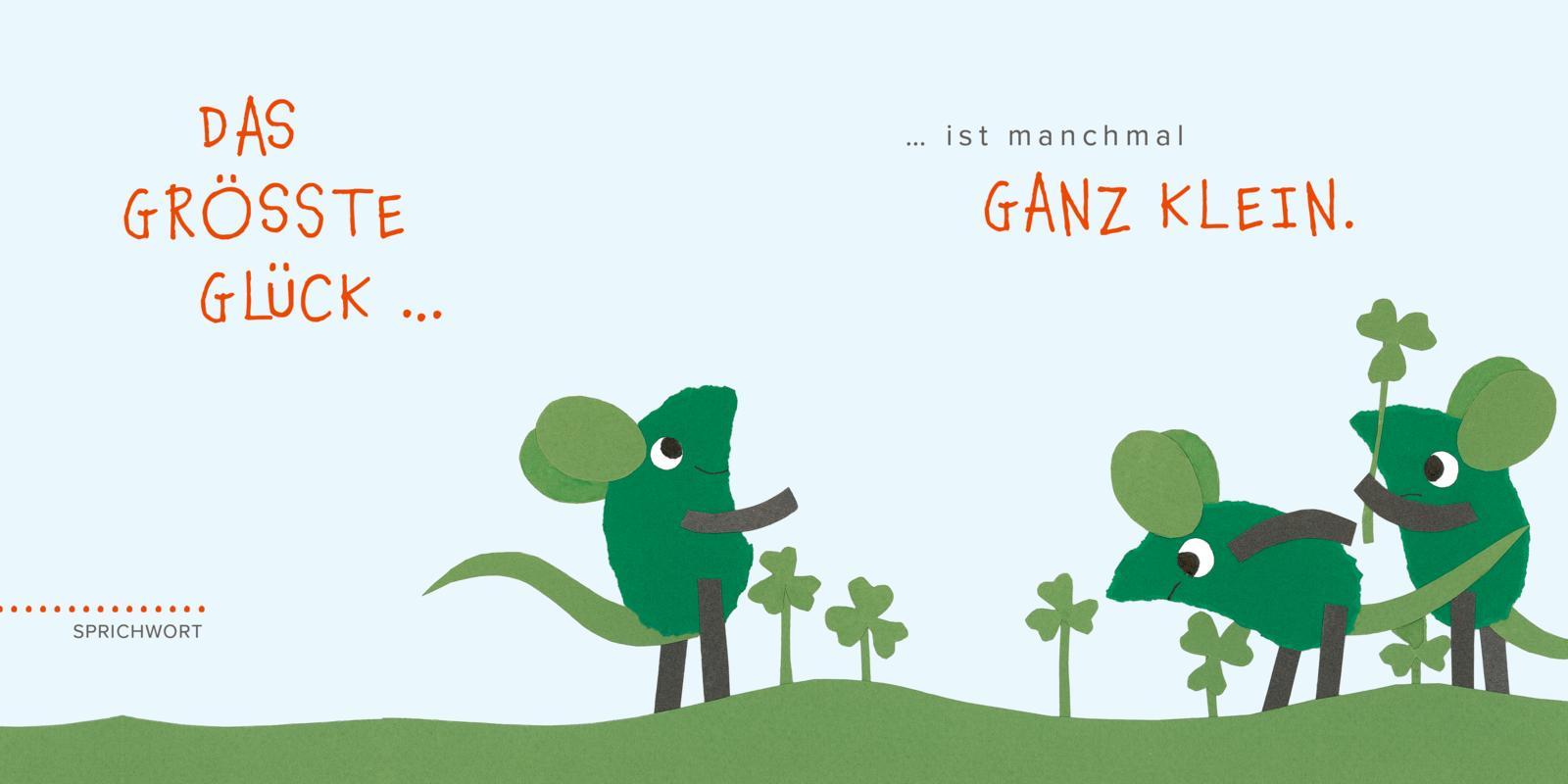 Beispielinhalt (Bild) Willkommen im Leben! Herzlichen Glückwunsch zum Baby! (Frederick von Leo Lionni)