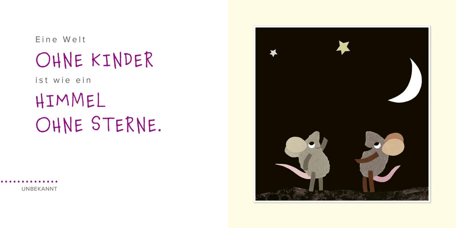 Beispielinhalt (Bild) Willkommen im Leben! Herzlichen Glückwunsch zum Baby! (Frederick von Leo Lionni)