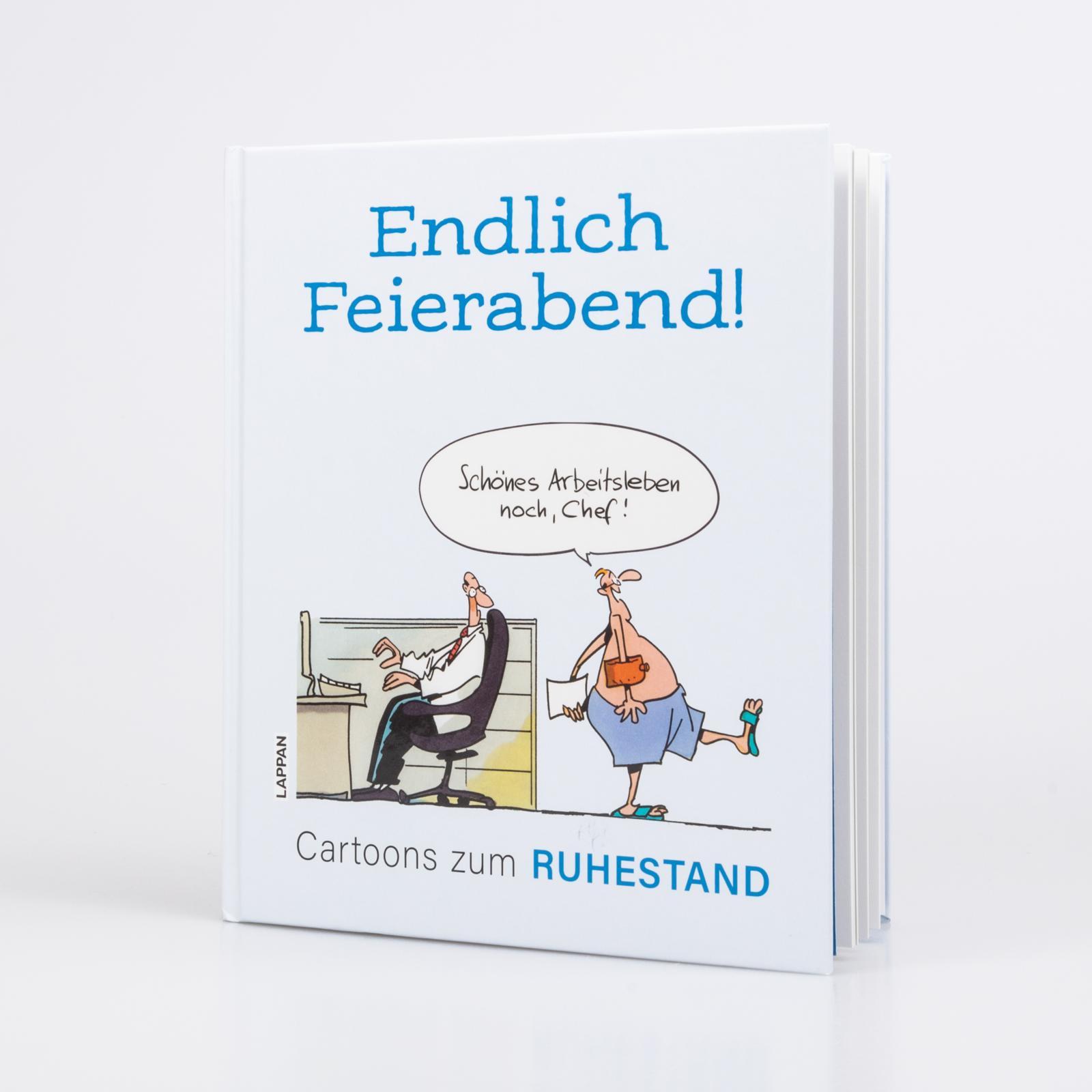 Beispielinhalt (Bild) Endlich Feierabend! - Cartoons zum Ruhestand