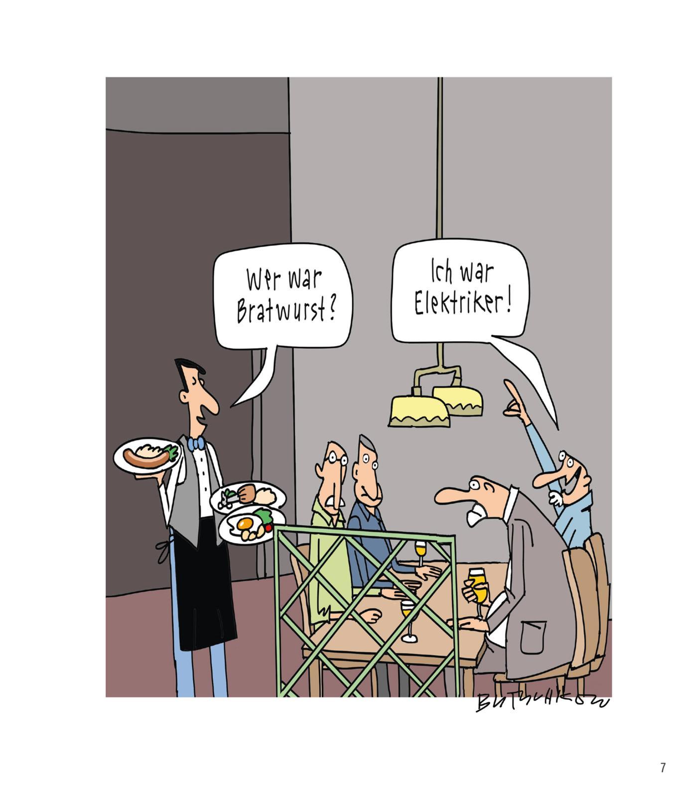 Beispielinhalt (Bild) Endlich Feierabend! - Cartoons zum Ruhestand