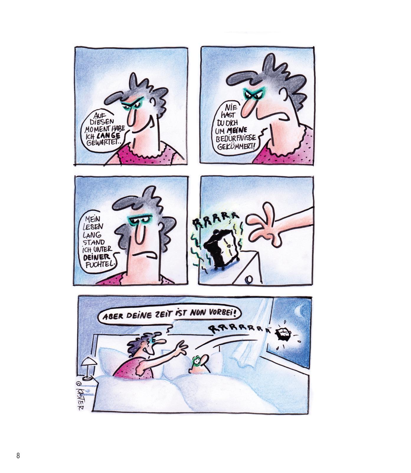 Beispielinhalt (Bild) Endlich Feierabend! - Cartoons zum Ruhestand
