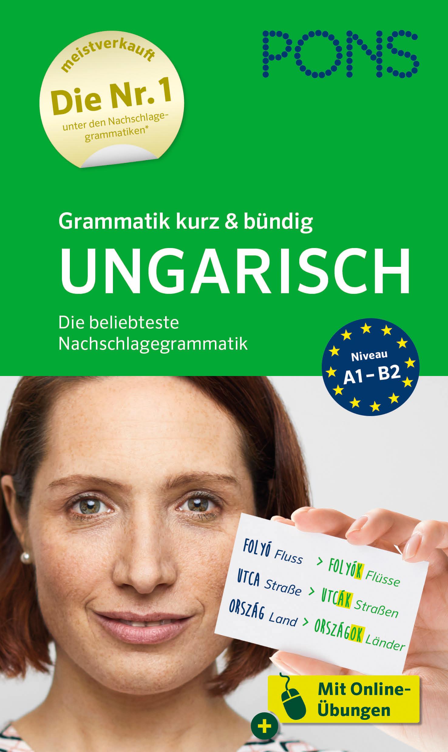 Vorderes Coverbild PONS Grammatik kurz & bündig Ungarisch