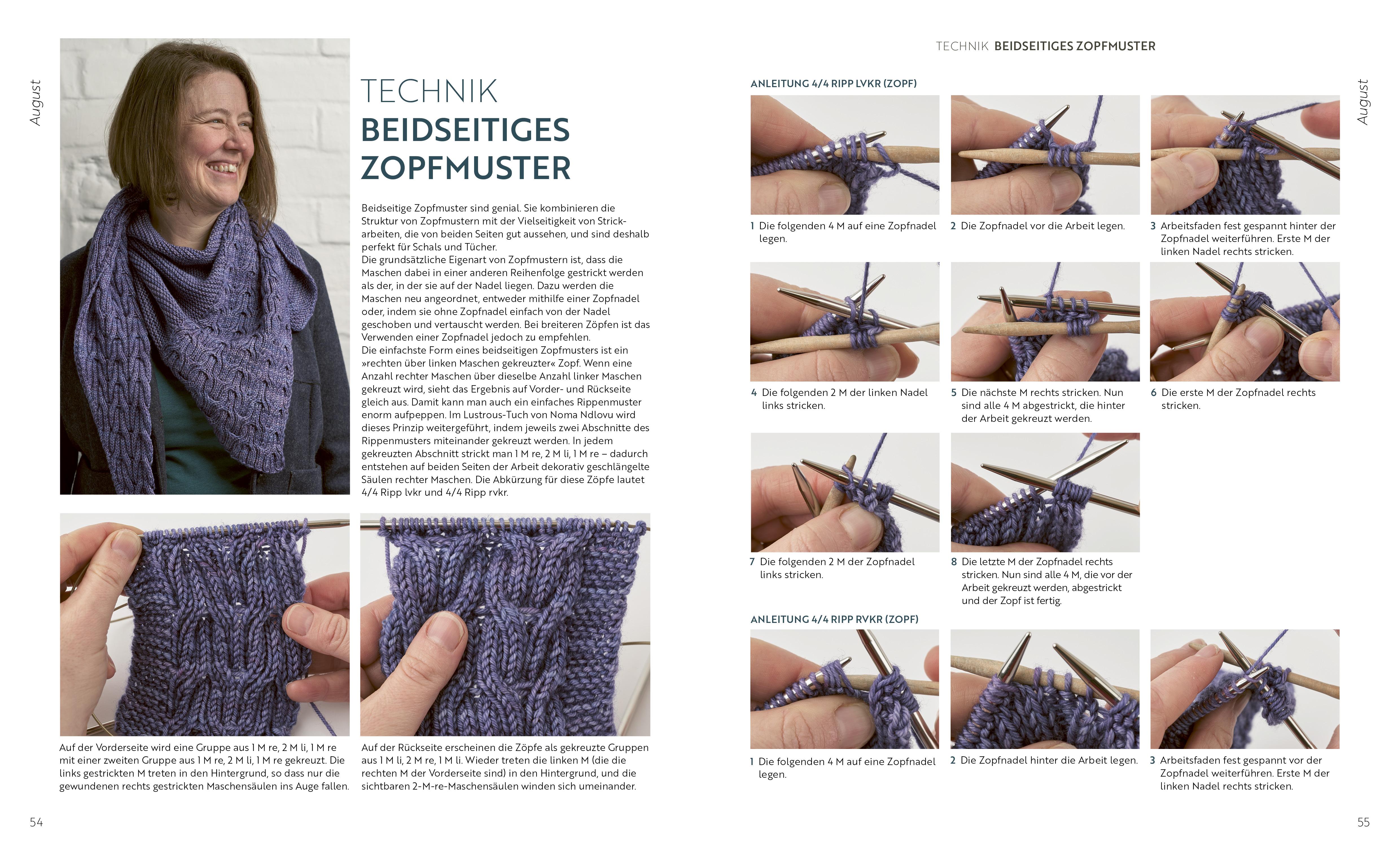 Beispielinhalt (Bild) Masterclass Stricken - Die Fortsetzung