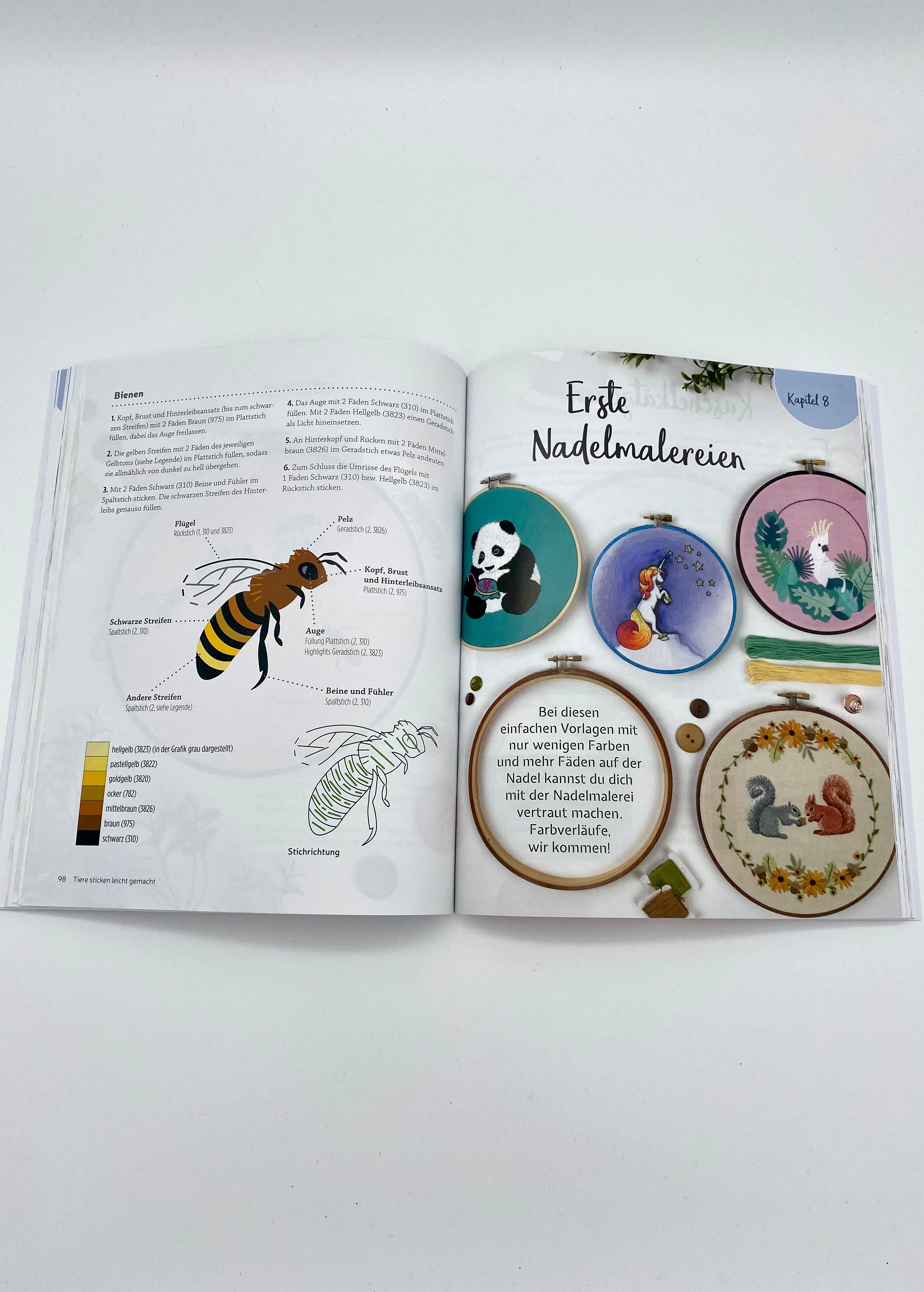 Beispielinhalt (Bild) Tiere Sticken leicht gemacht