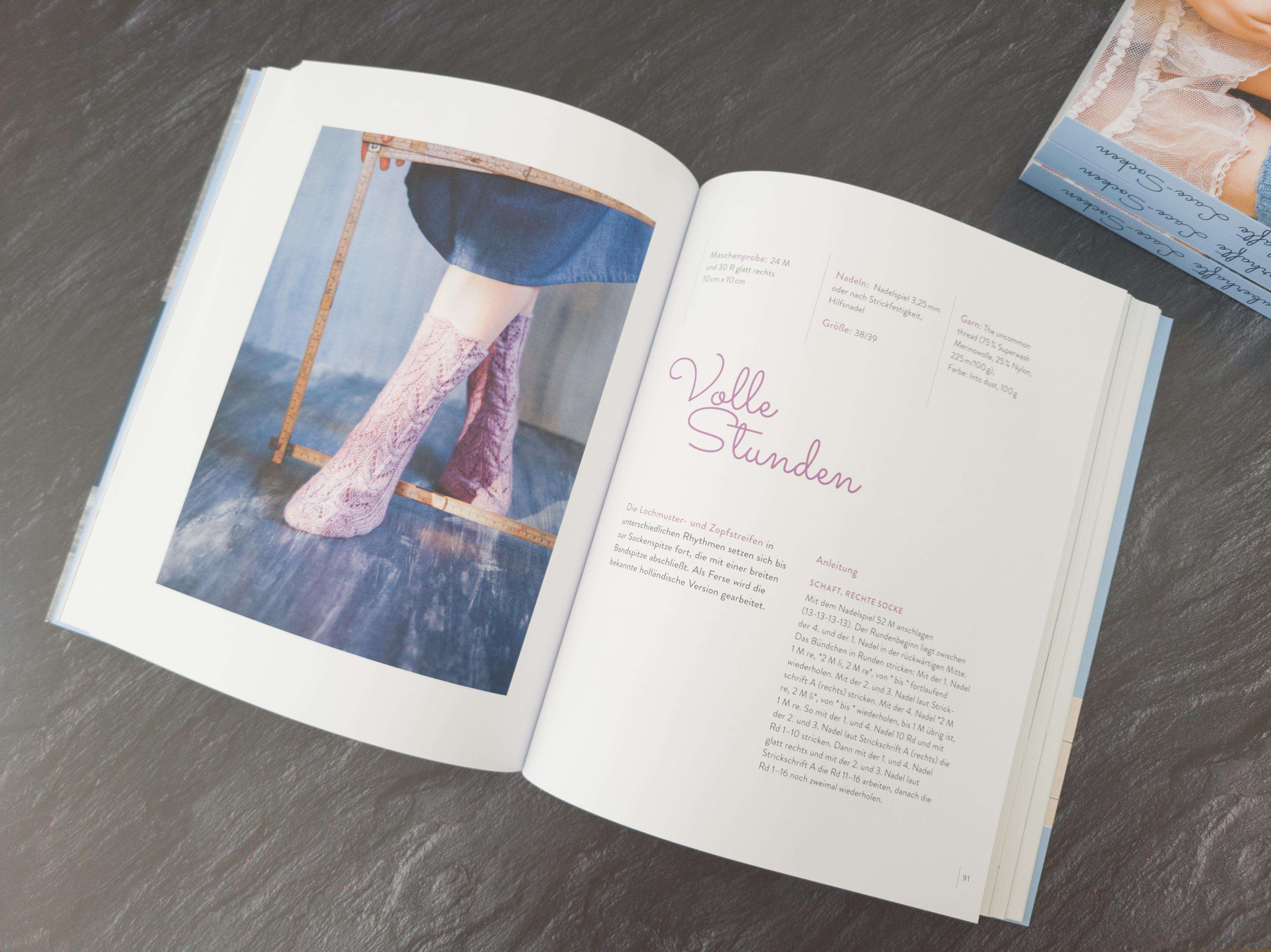 Beispielinhalt (Bild) Zauberhafte Lace-Socken