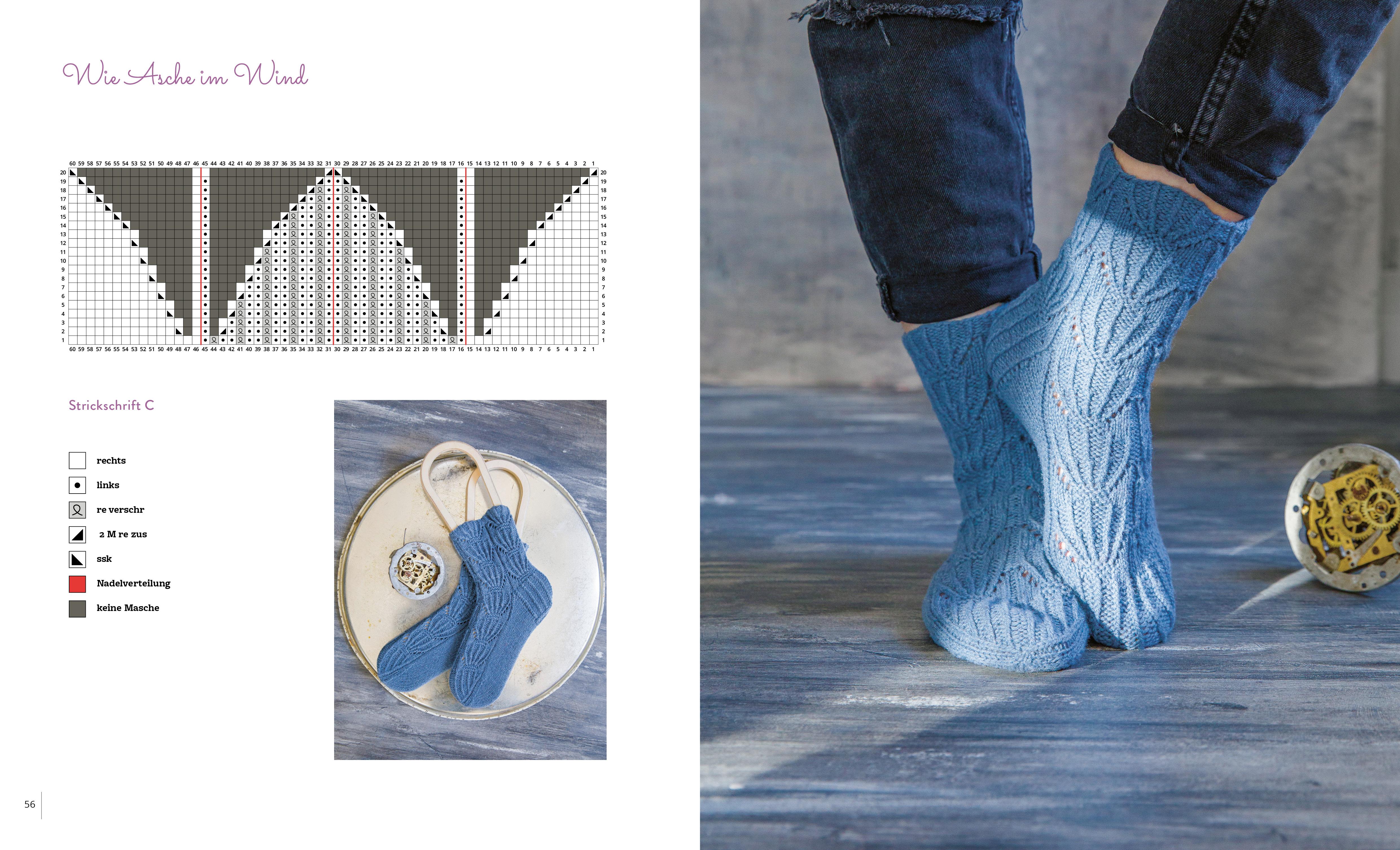 Beispielinhalt (Bild) Zauberhafte Lace-Socken