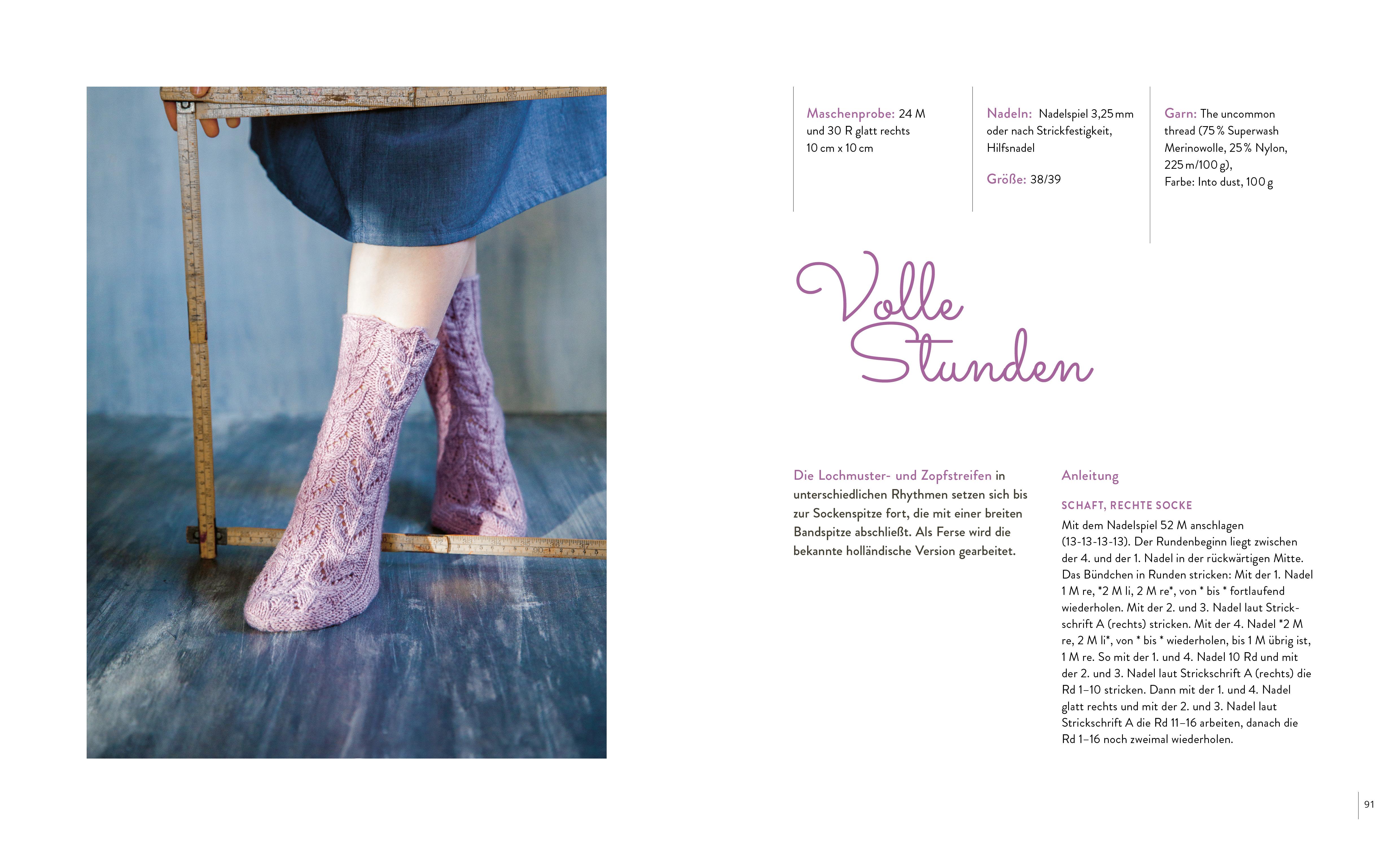 Beispielinhalt (Bild) Zauberhafte Lace-Socken