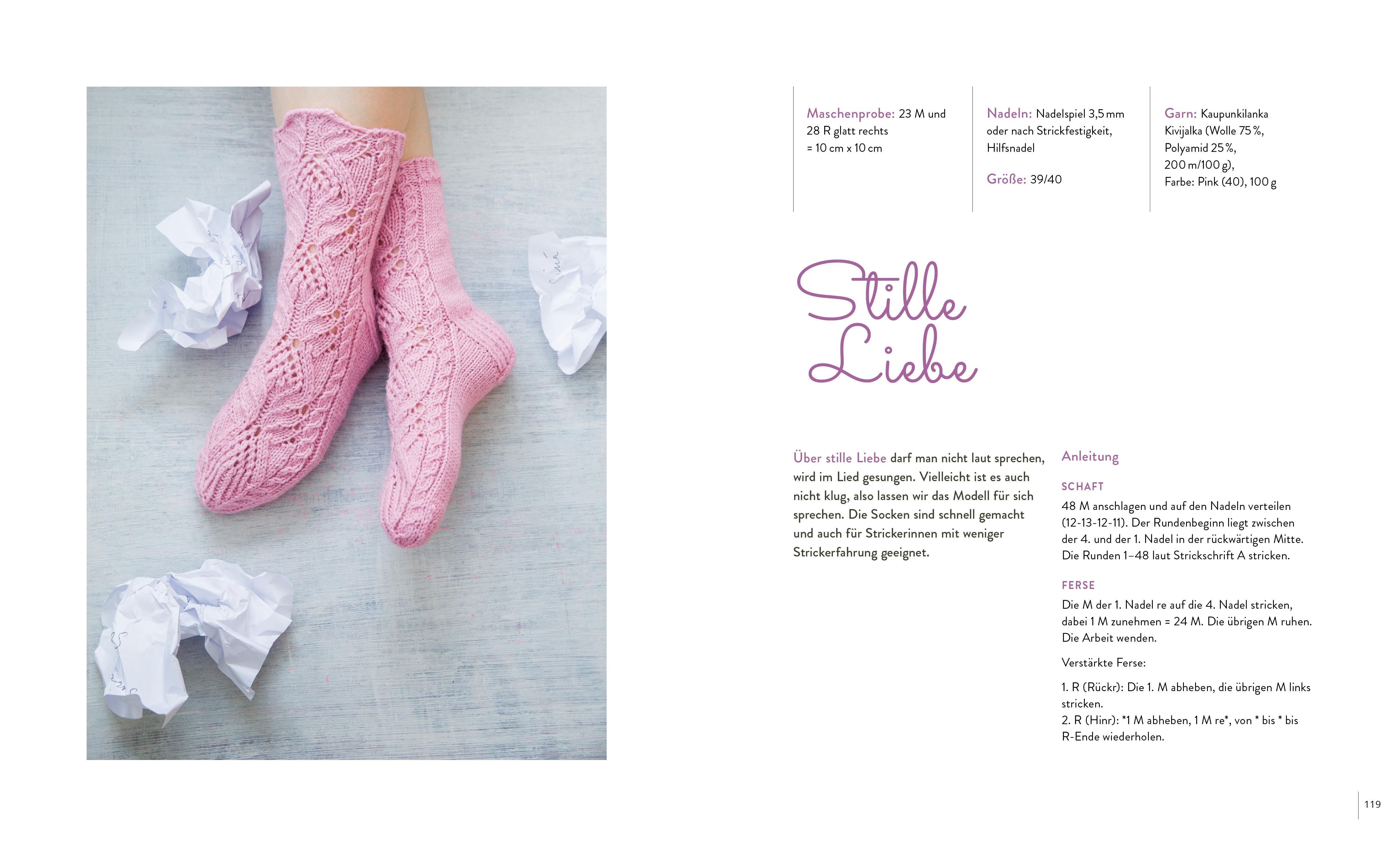 Beispielinhalt (Bild) Zauberhafte Lace-Socken