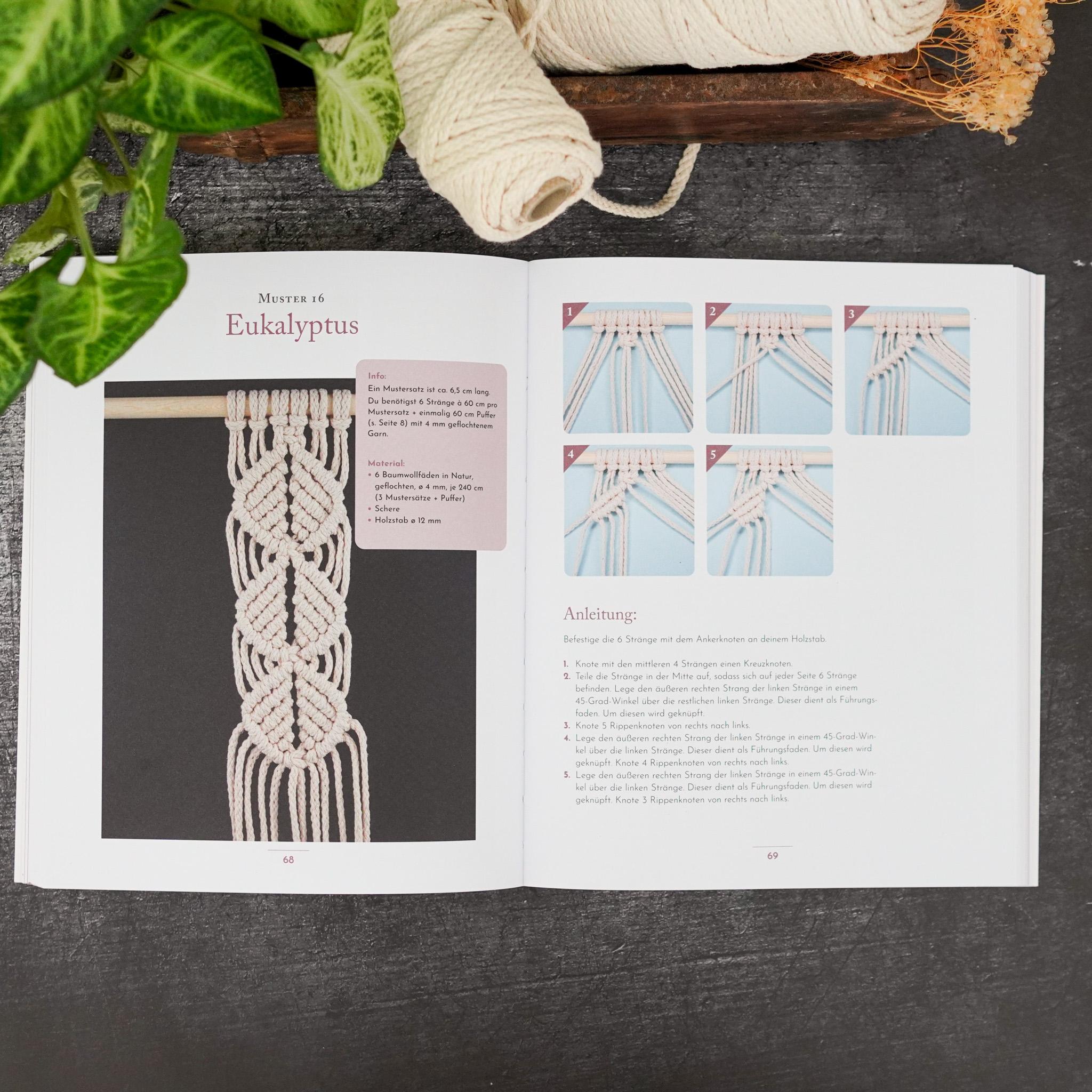 Beispielinhalt (Bild) Das Makramee Musterbuch