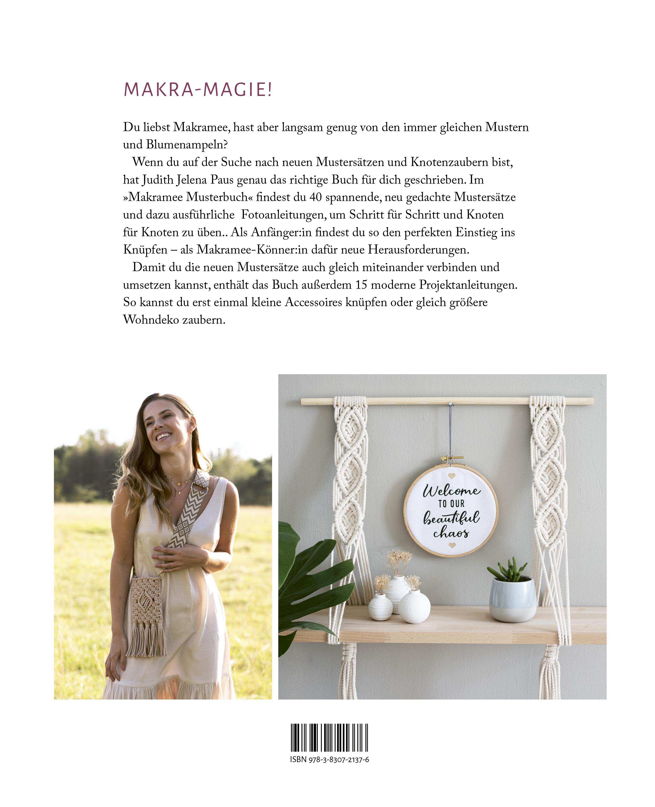 Rückseitencover Das Makramee Musterbuch