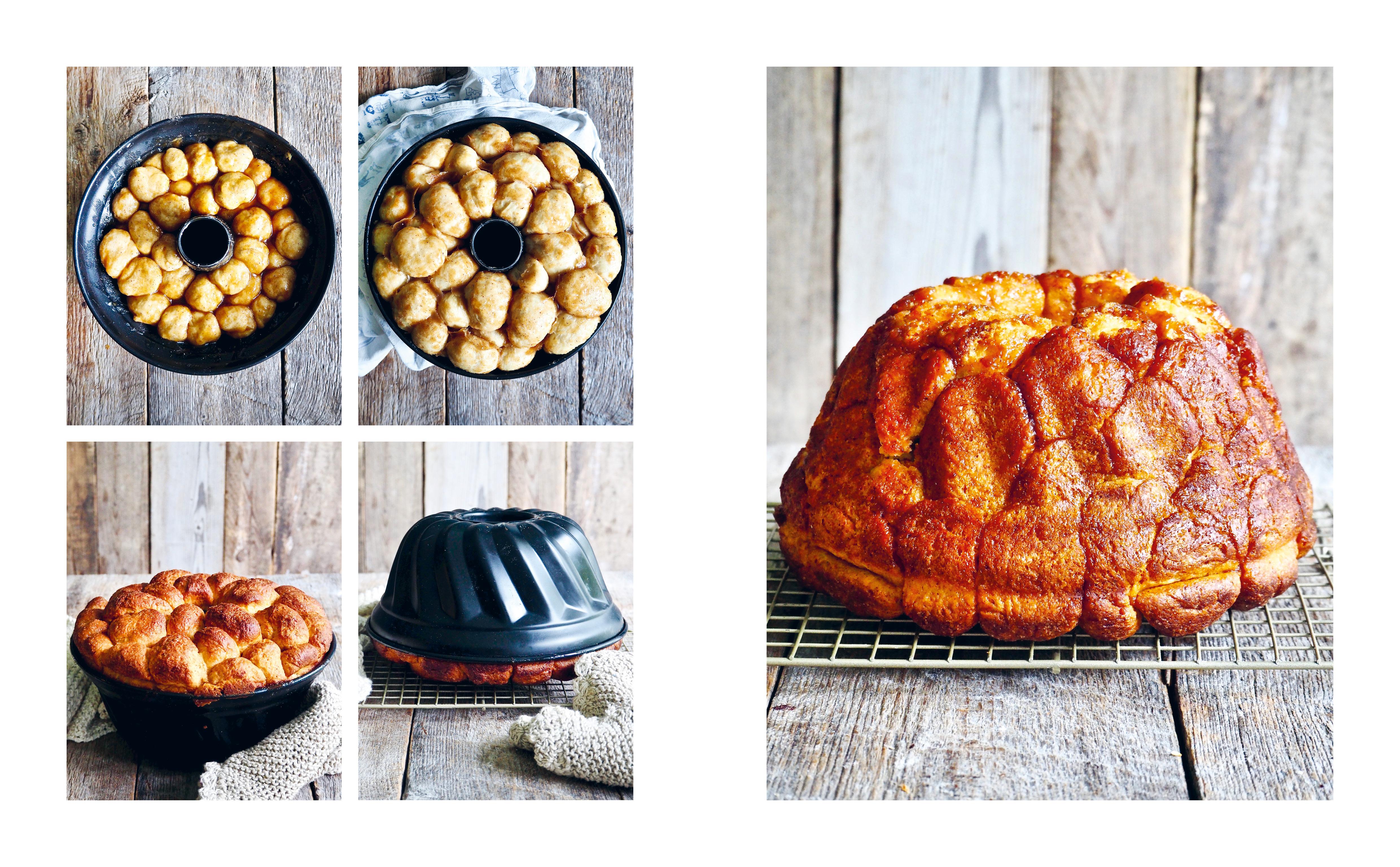 Beispielinhalt (Bild) Zimtschnecke und Dinkelbrot