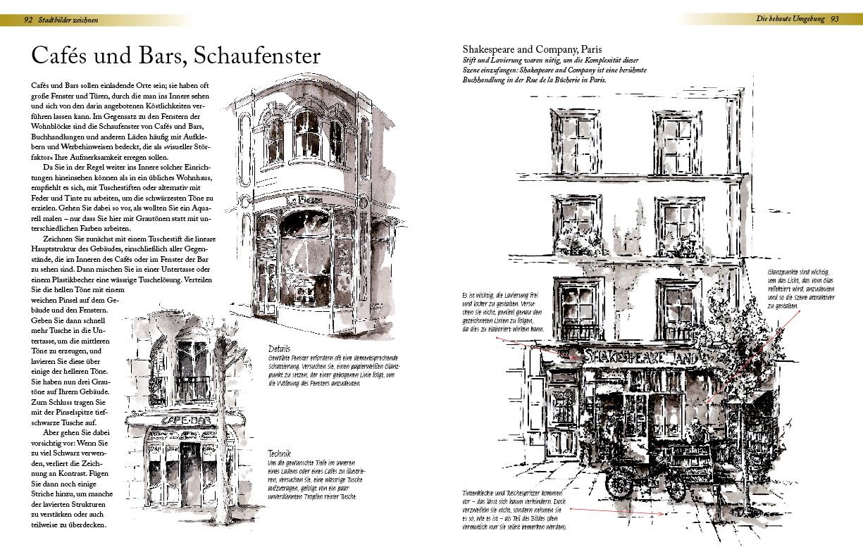 Beispielinhalt (Bild) Stadtbilder zeichnen