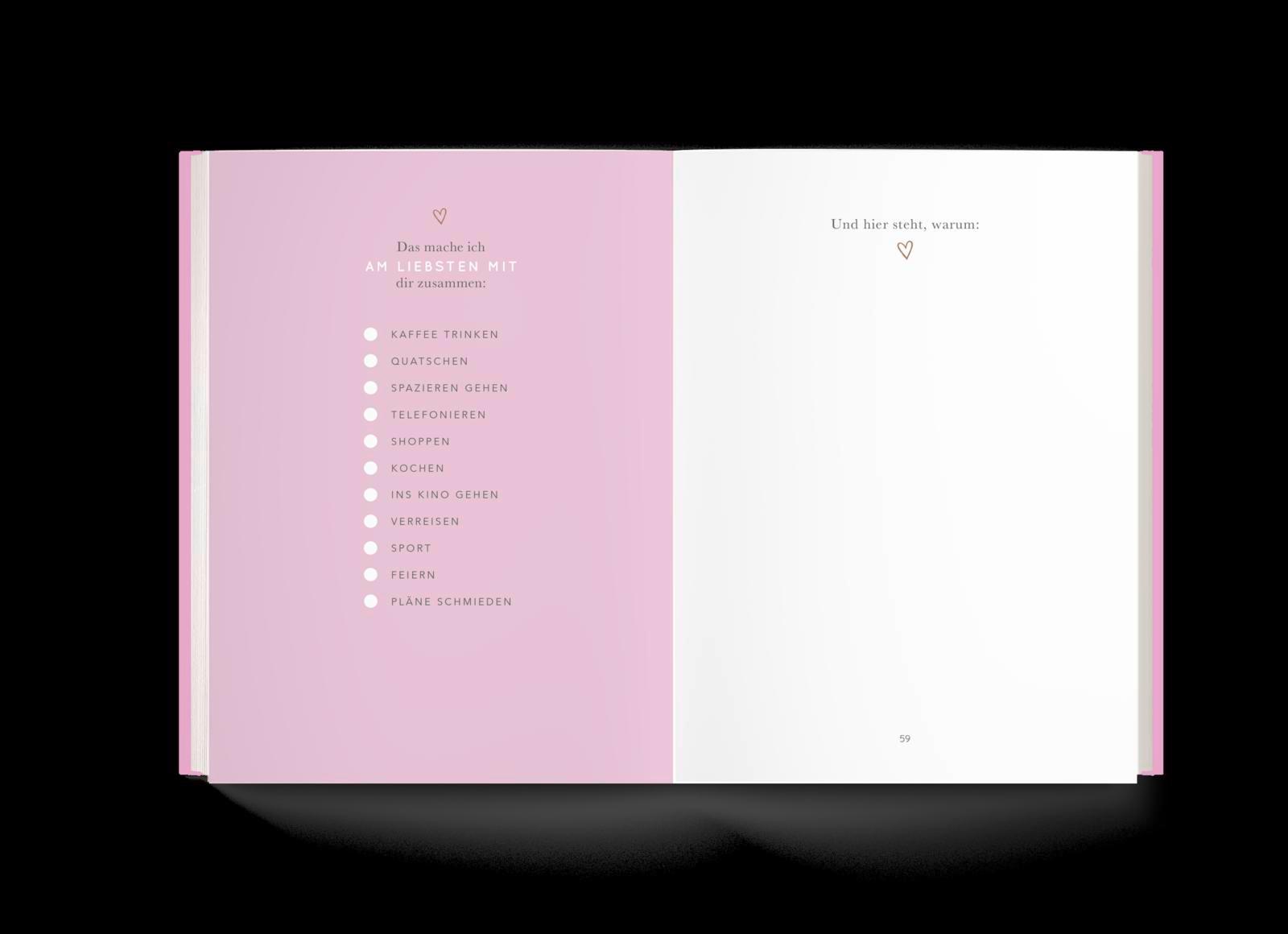 Beispielinhalt (Bild) Für meine wunderbare Freundin