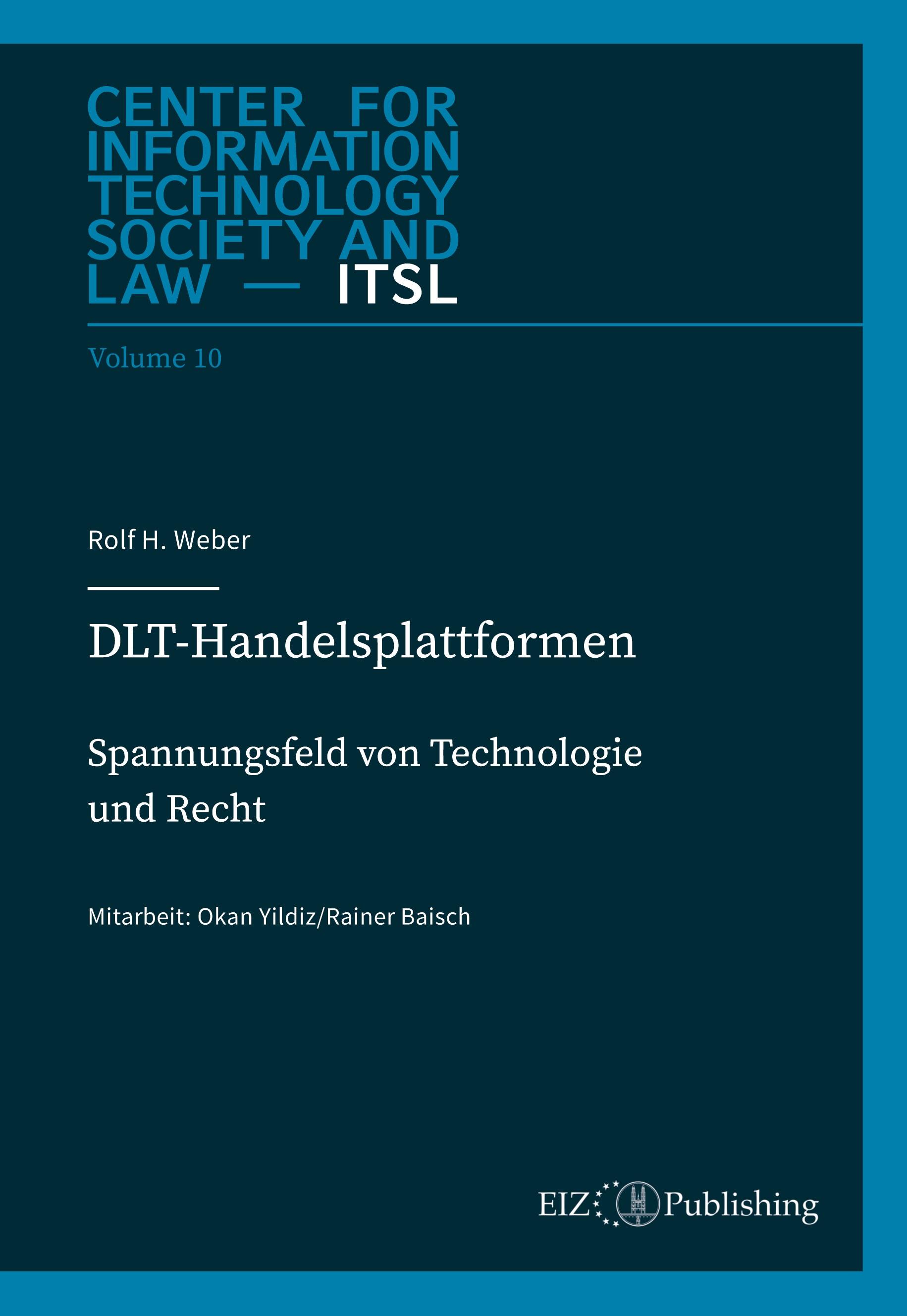 Vorderes Coverbild DLT-Handelsplattformen
