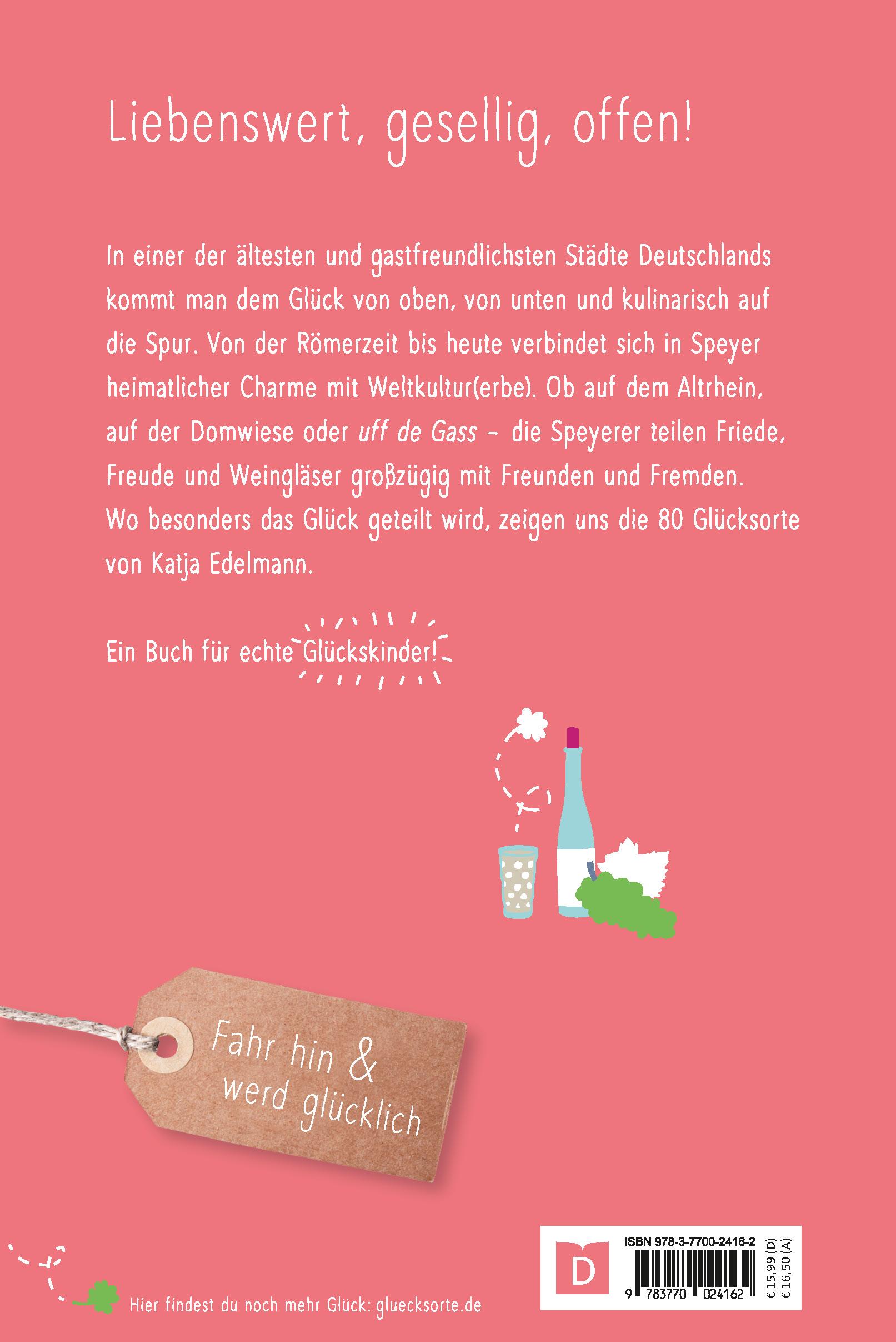 Rückseitencover Glücksorte in und um Speyer