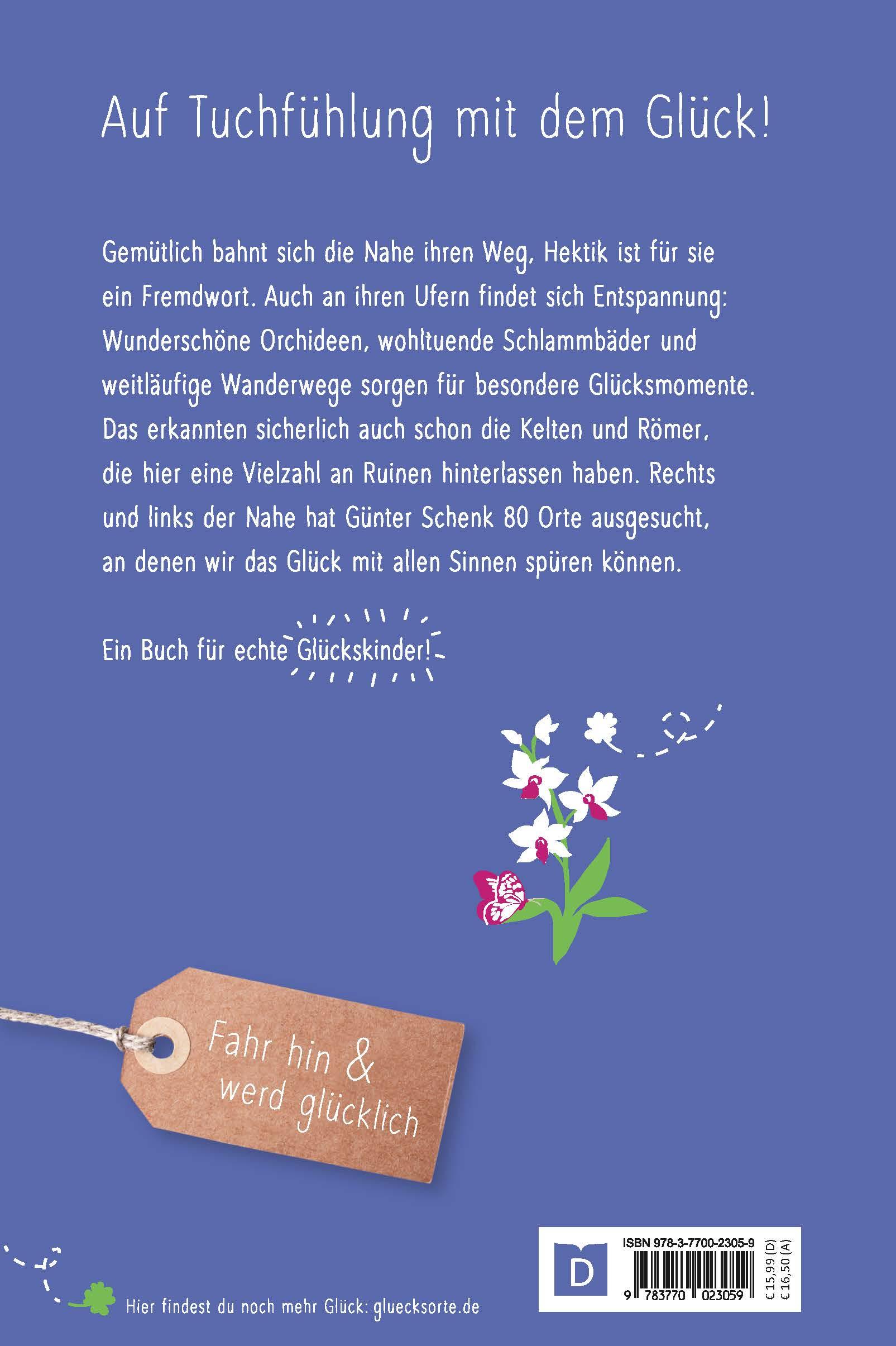 Rückseitencover Glücksorte an der Nahe