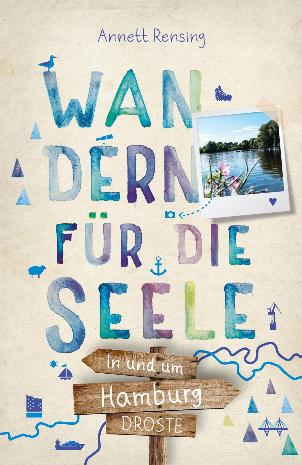 Vorderes Coverbild In und um Hamburg. Wandern für die Seele