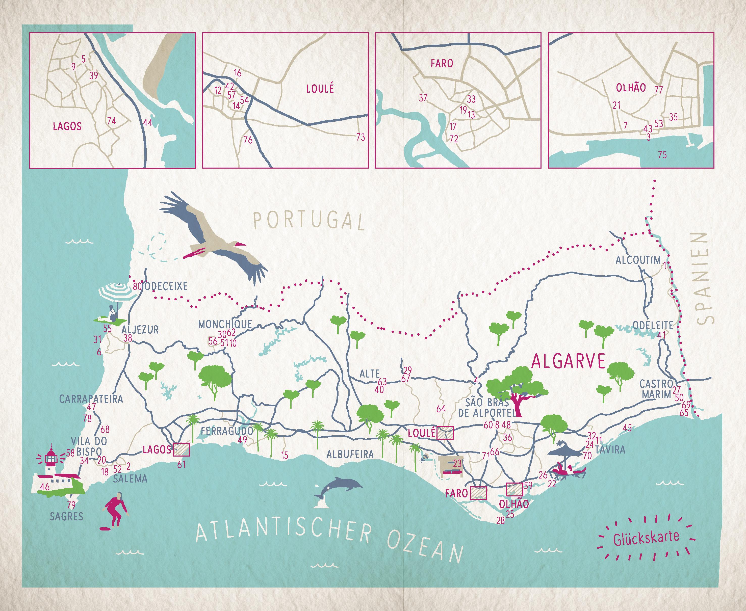 Beispielinhalt (Bild) Glücksorte an der Algarve