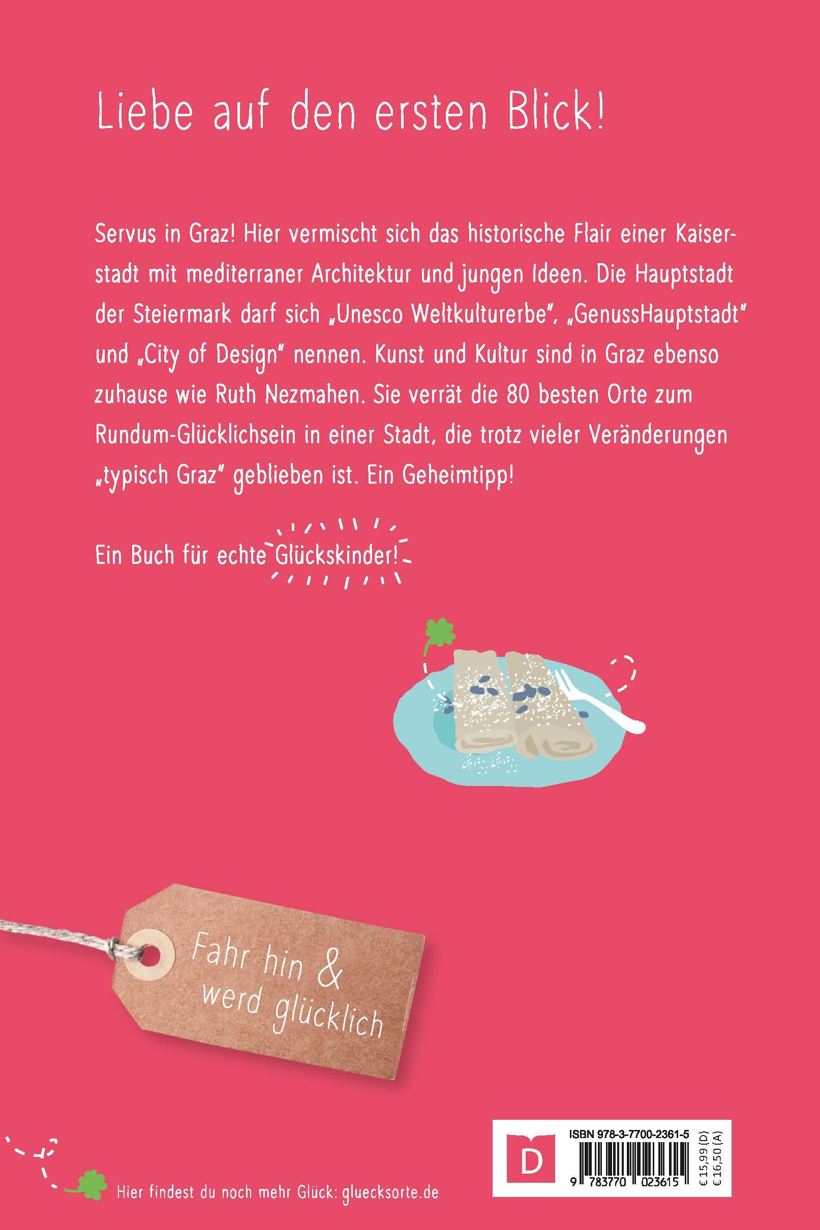 Rückseitencover Glücksorte in Graz