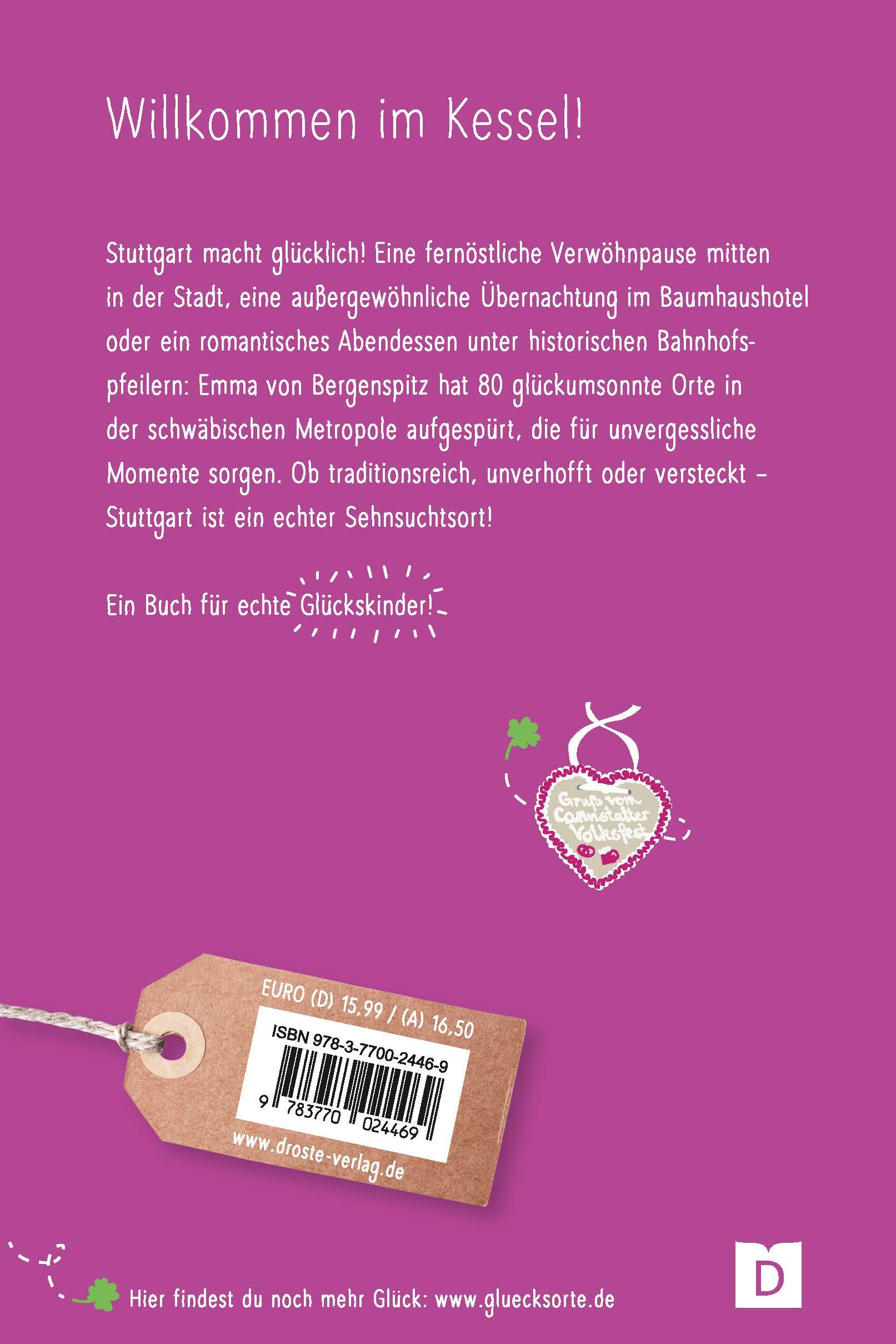 Rückseitencover Glücksorte in Stuttgart