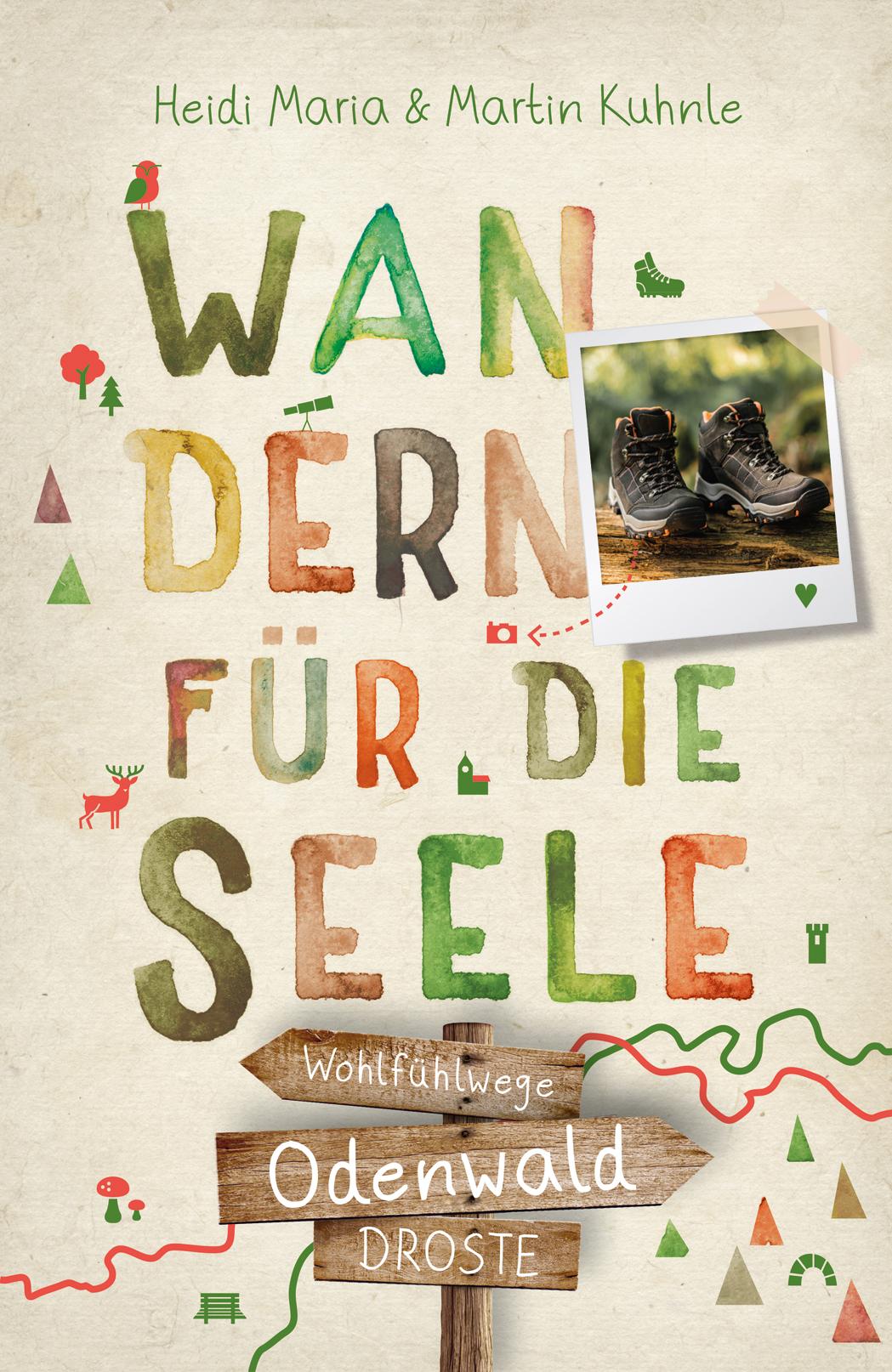 Vorderes Coverbild Odenwald. Wandern für die Seele