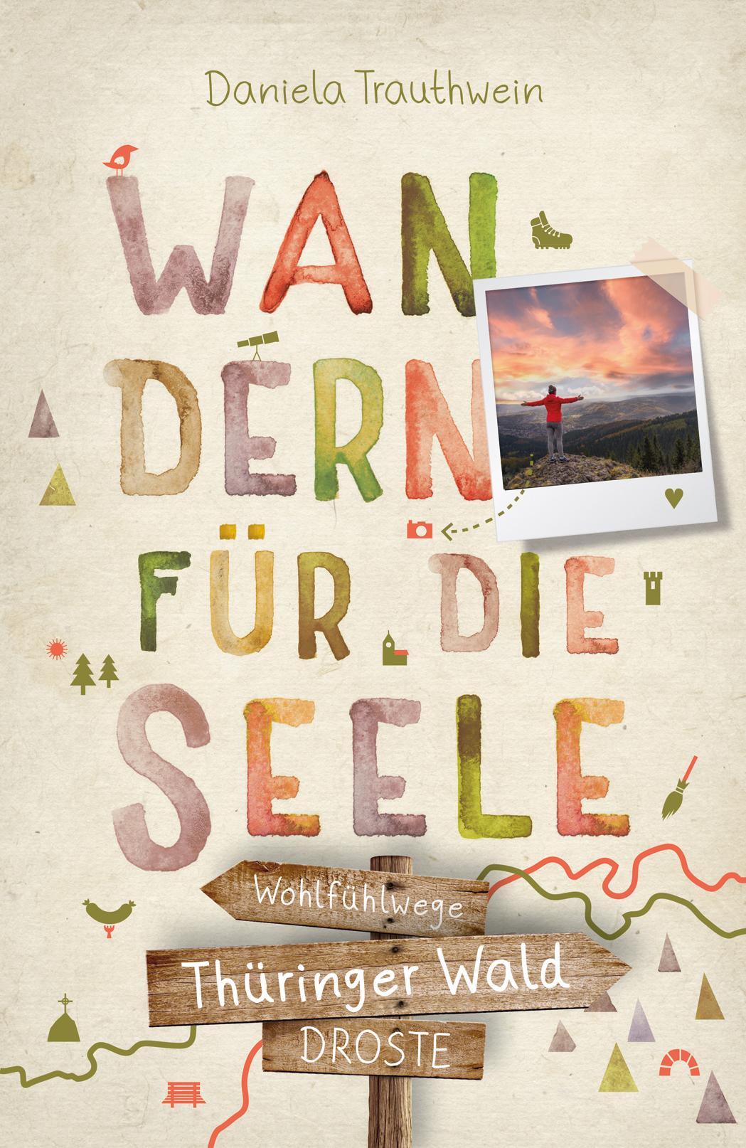 Vorderes Coverbild Thüringer Wald. Wandern für die Seele