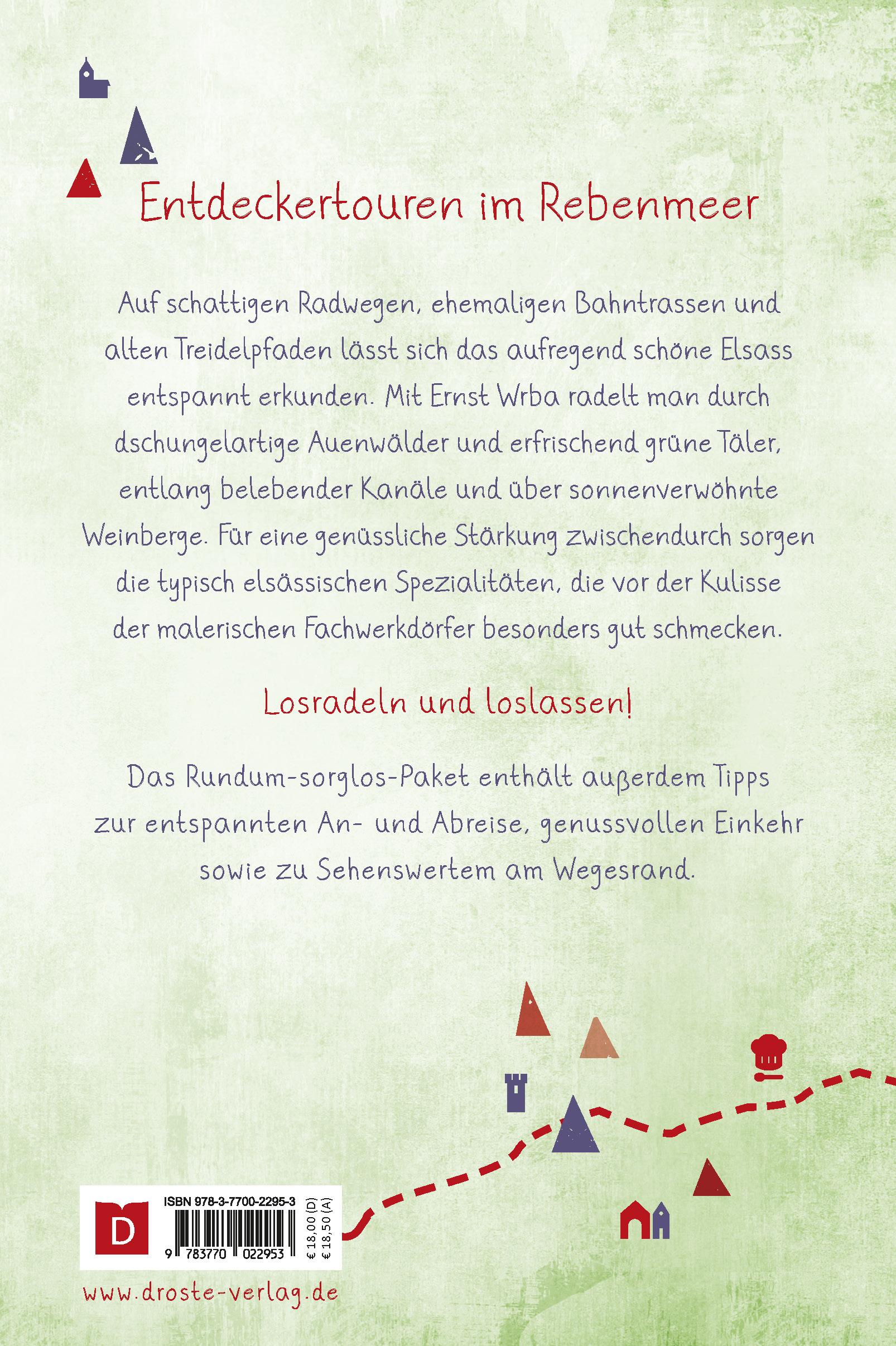 Rückseitencover Elsass. Radeln für die Seele