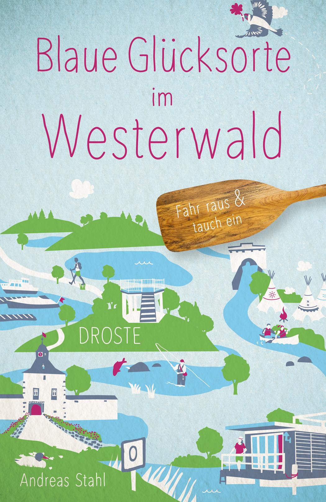 Vorderes Coverbild Blaue Glücksorte im Westerwald