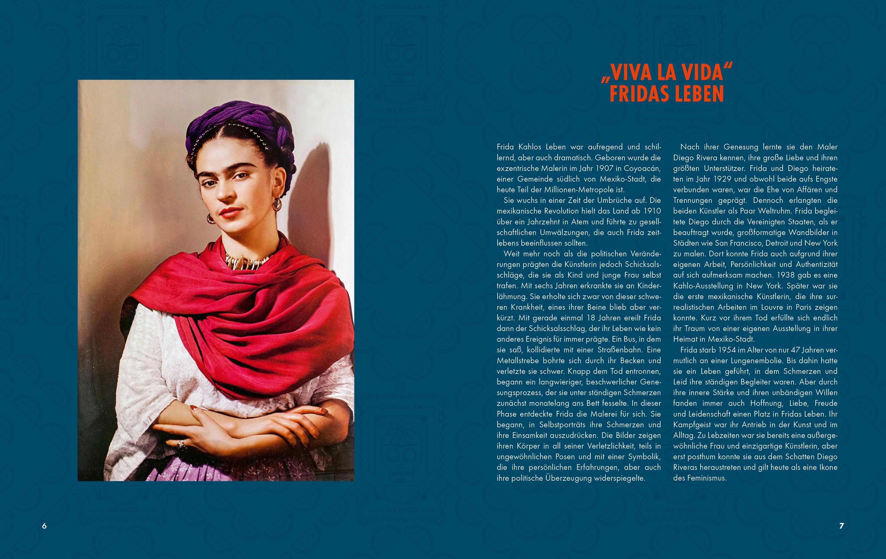 Beispielinhalt (Bild) Zu Gast bei Frida Kahlo