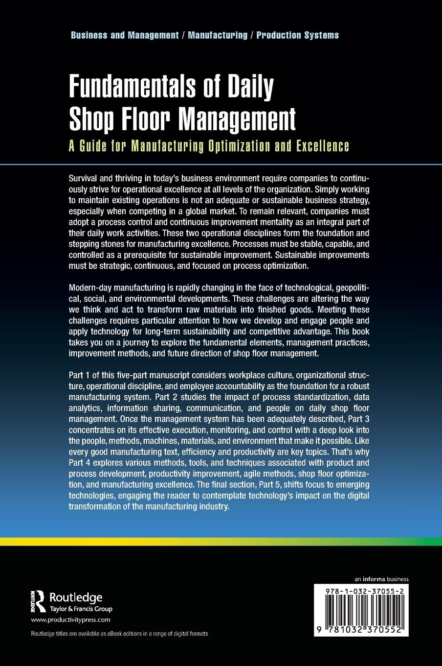 Rückseitencover Fundamentals of Daily Shop Floor Management