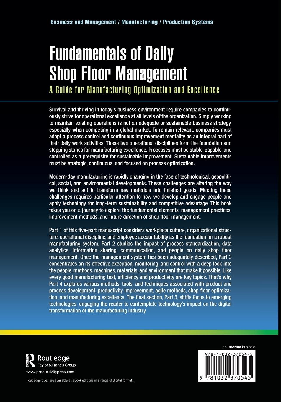 Rückseitencover Fundamentals of Daily Shop Floor Management